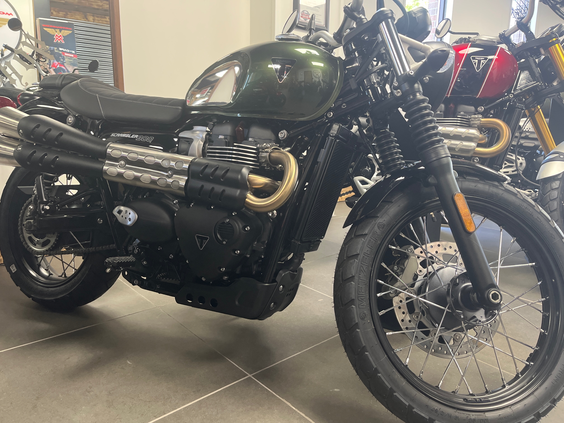 New 2023 Triumph Scrambler 900 Chrome Edition, Fort Wayne IN