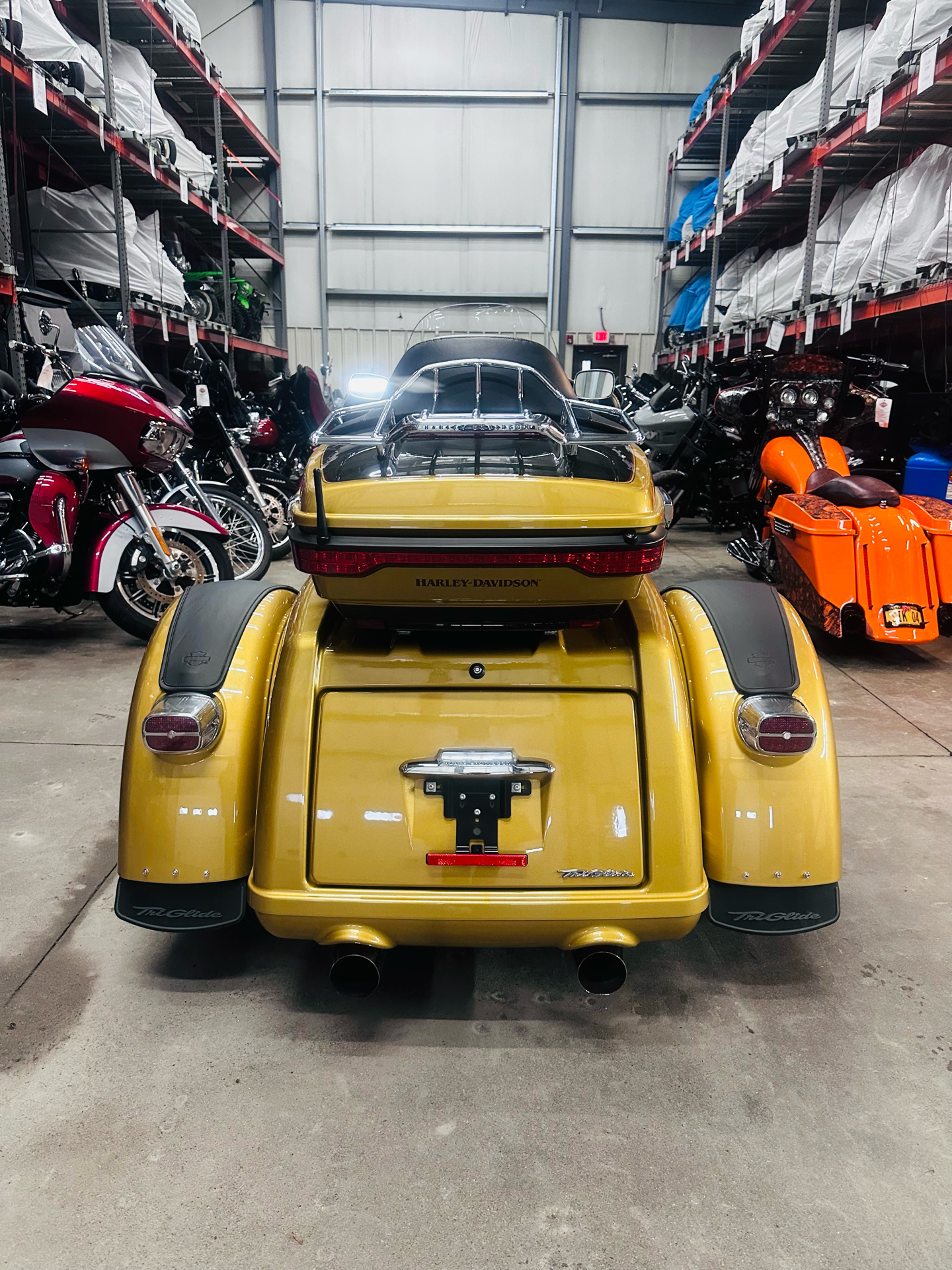 Used 2017 Harley-Davidson Tri Glide® Ultra Black Hills Gold