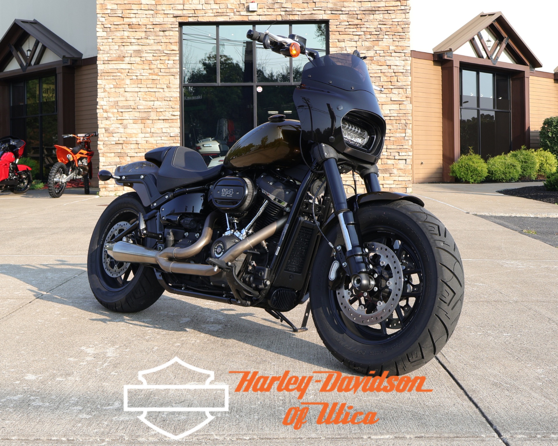 Used 2022 Harley-Davidson Fat Bob® 114 Vivid Black | Motorcycles