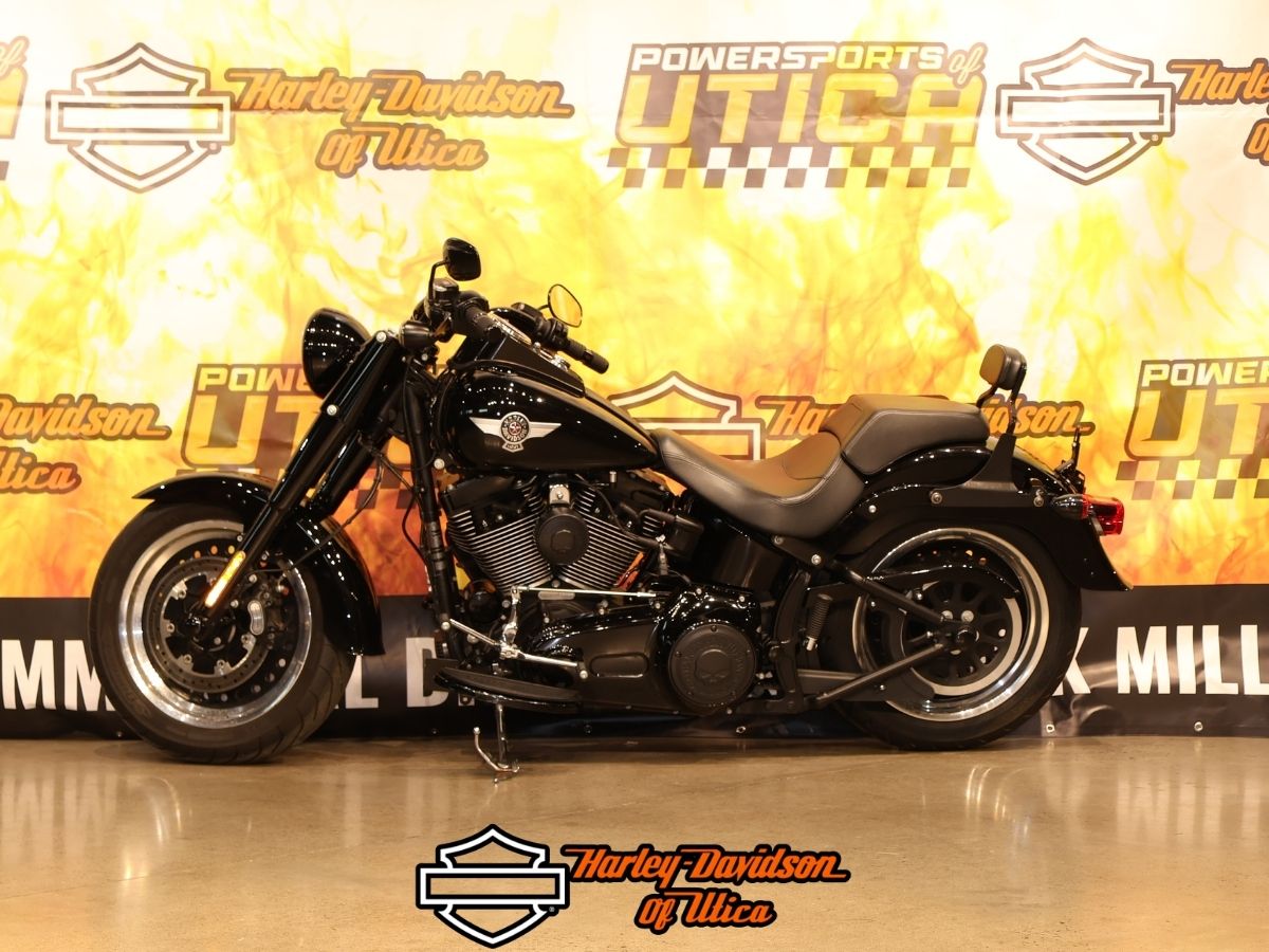 Used 2016 Harley-Davidson Fat Boy® S Vivid Black | Motorcycles in