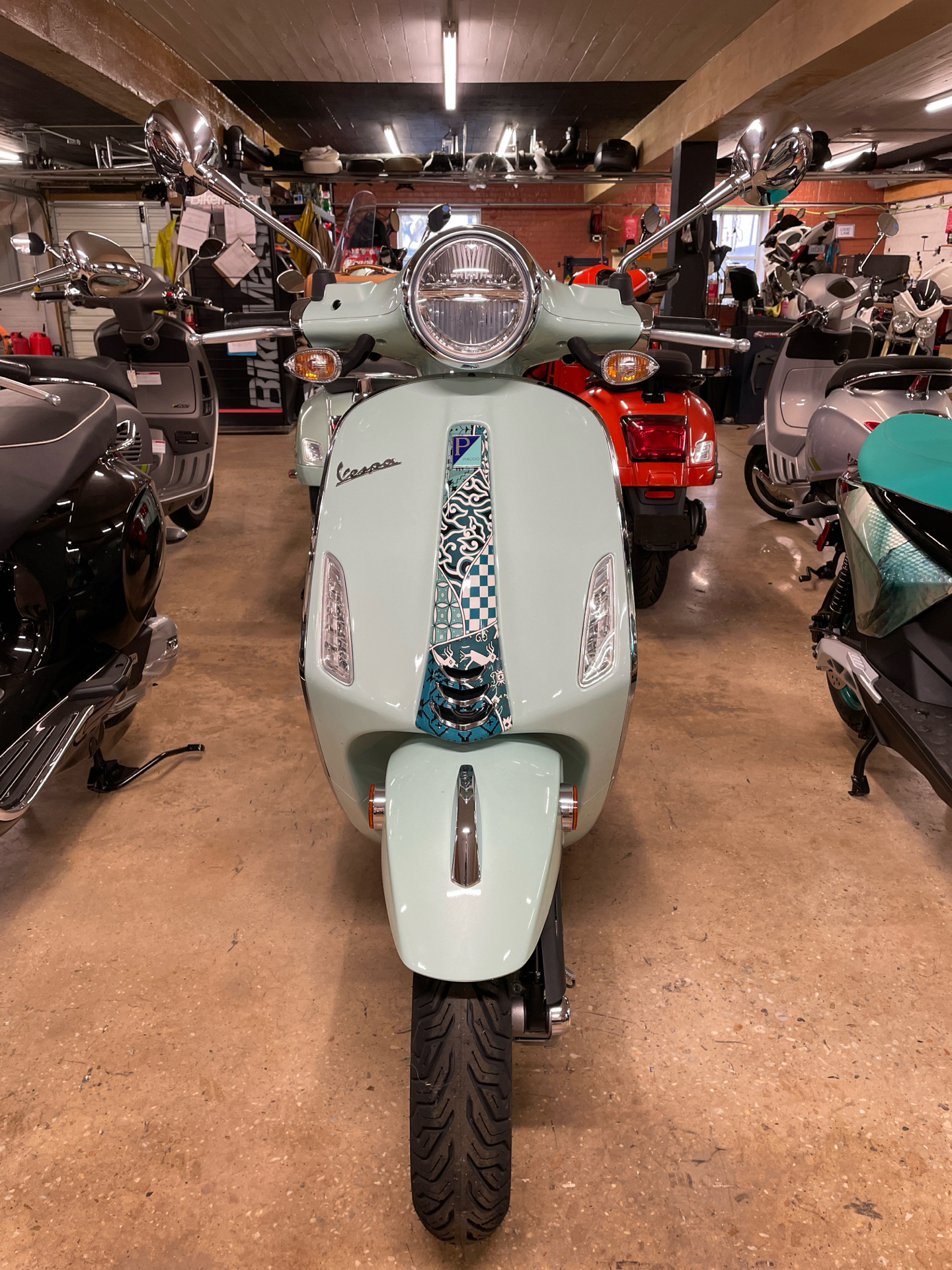 Bike Vespa 125 Primavera Verde Vespa Primavera Elettrica 45km/h