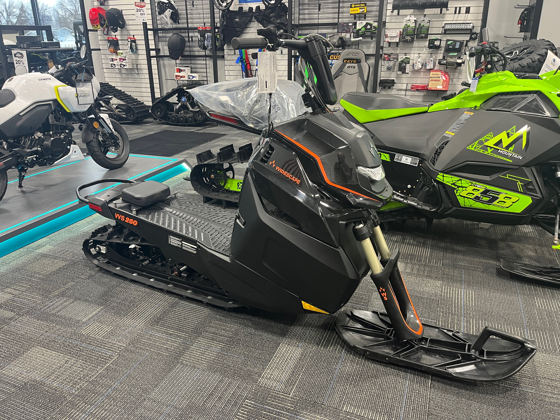 New 2024 Widescape WS250 | Snowmobiles in Bismarck ND | 03415 Black