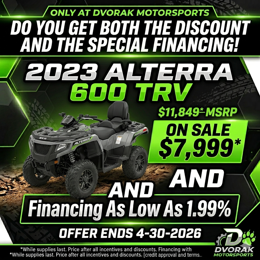 New 2023 Arctic Cat Alterra 600 TRV XT | ATVs in Bismarck ND