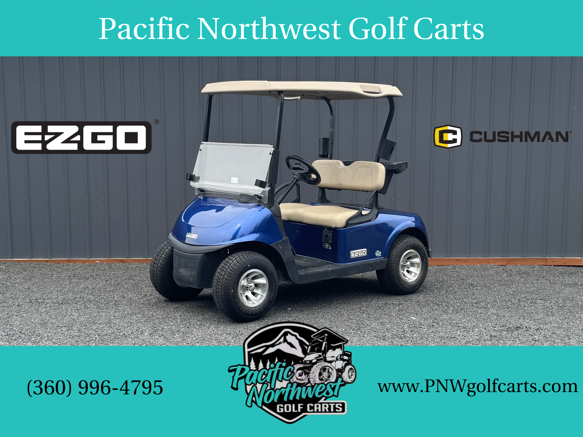 2018 E-Z-GO Freedom RXV 48V Electric Golf Cart