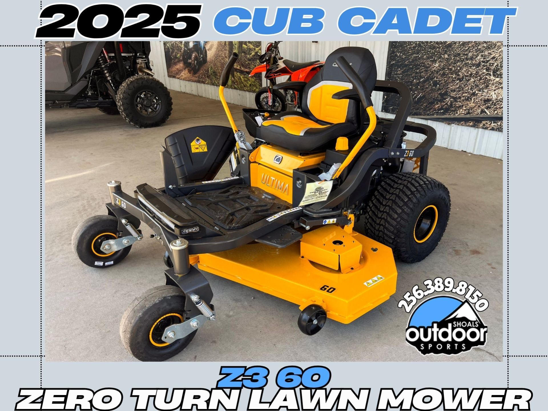 New 2025 Cub Cadet Z3 60, Tuscumbia AL | Specs, Price, Photos | C1538
