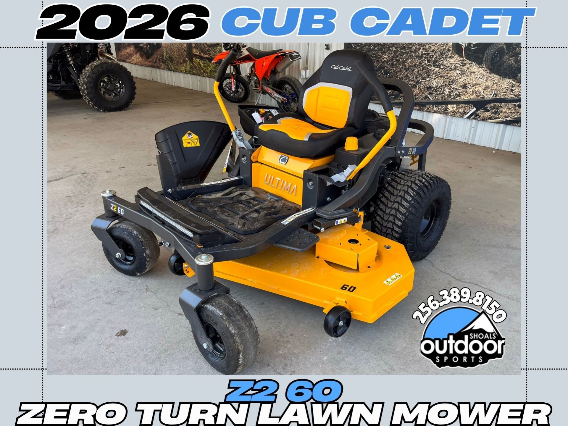 New 2026 Cub Cadet Z2 60, Tuscumbia AL | Specs, Price, Photos | C1575