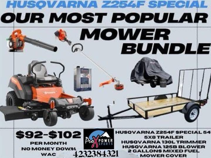 New Husqvarna Z254F Bundle, Ooltewah TN | Specs, Price