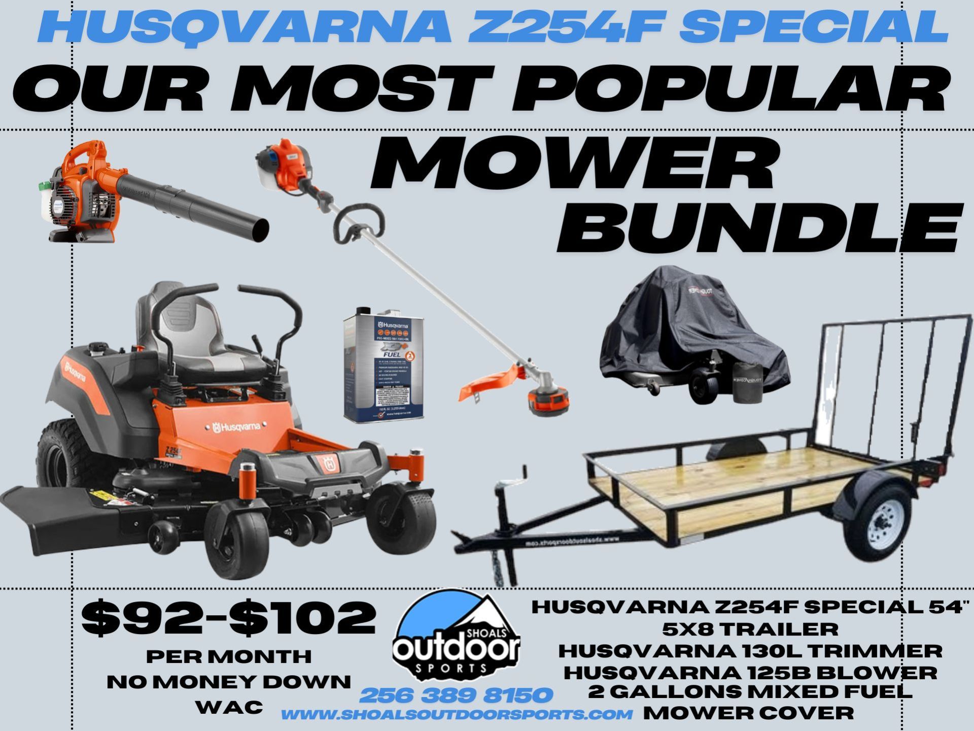 New Husqvarna Z254F BUNDLE, Florence AL Specs, Price, Photos