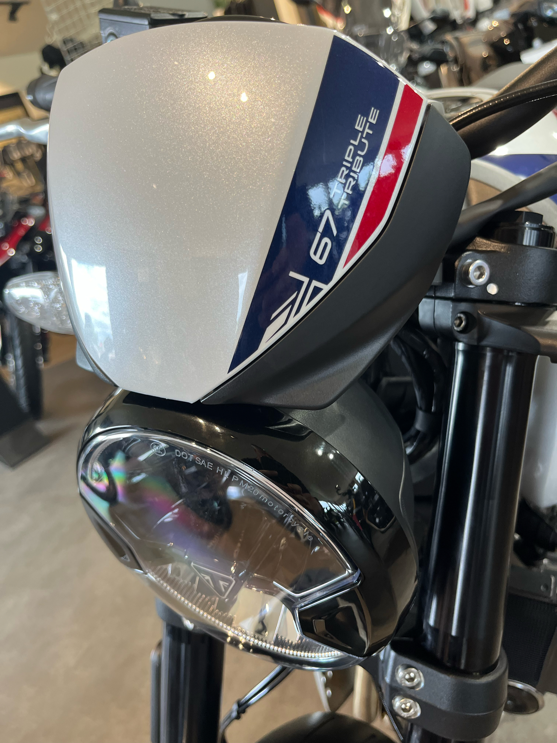 2025 Triumph Trident 660 Triple Tribute Edition in Belle Plaine, Minnesota - Photo 5