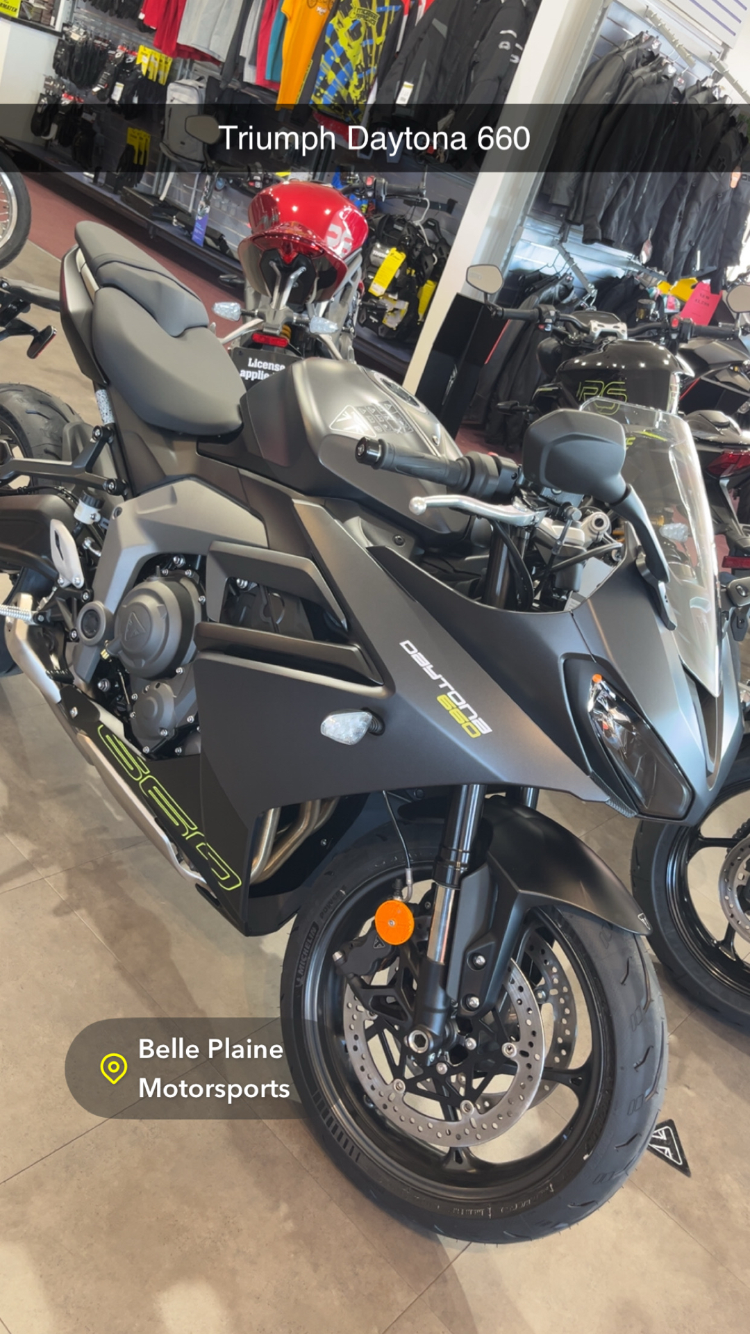 2025 Triumph Daytona 660 in Belle Plaine, Minnesota - Photo 9