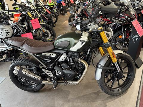 2025 Triumph Scrambler 400 X in Belle Plaine, Minnesota