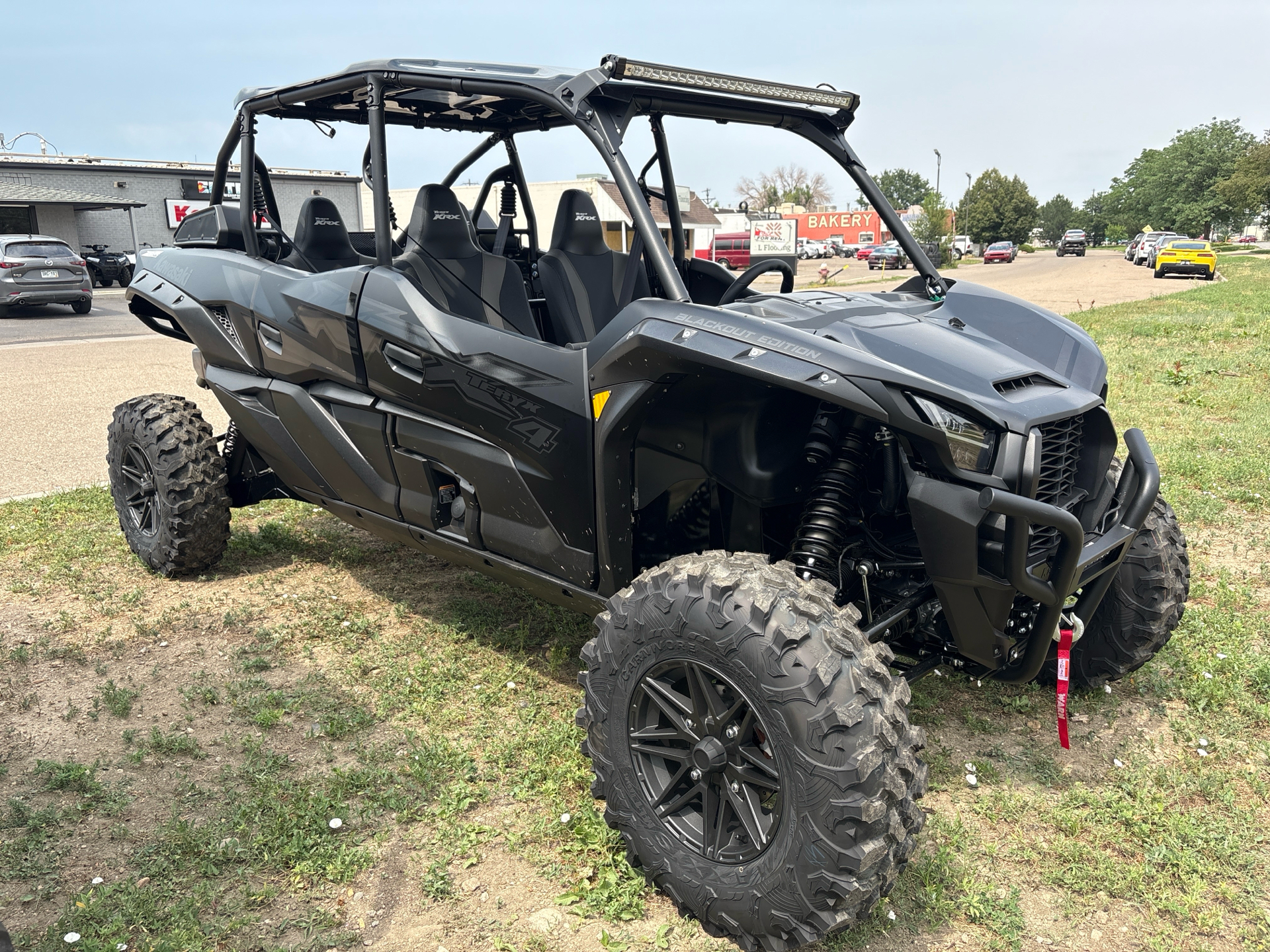 New 2026 Kawasaki Teryx KRX4 1000 Blackout Edition Flat Ebony