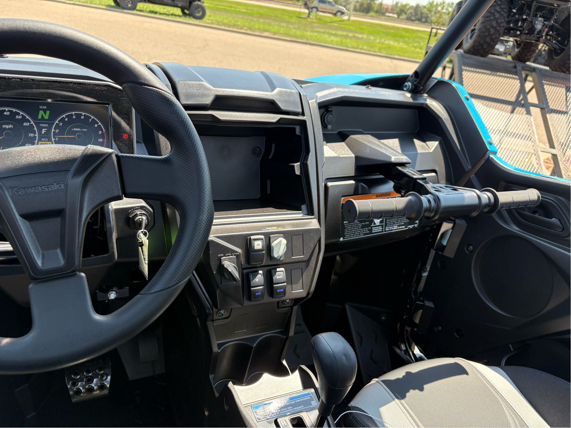 New 2026 Kawasaki Teryx KRX 1000 eS Sky Blue / Super Black