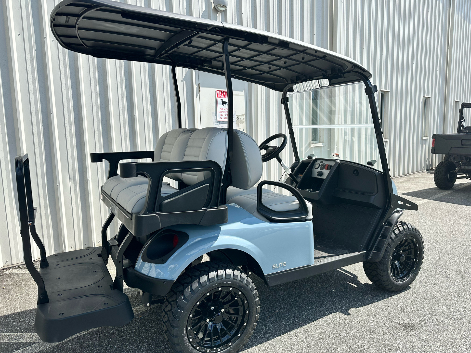 New 2024 E-Z-GO Express S4 ELiTE Ocean Grey | Golf Carts in High