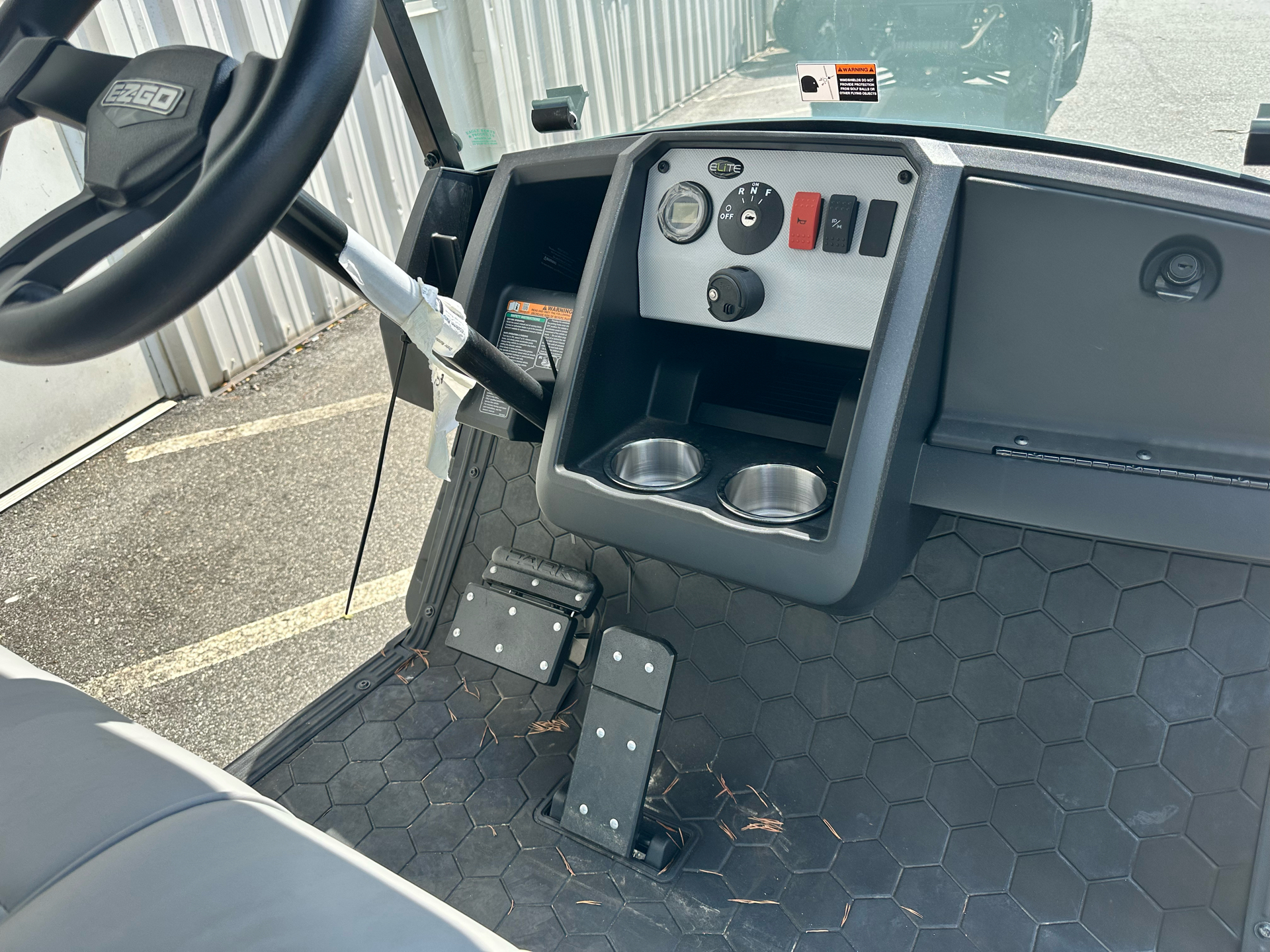 New 2024 E-Z-GO Express S4 ELiTE Ocean Grey | Golf Carts in High