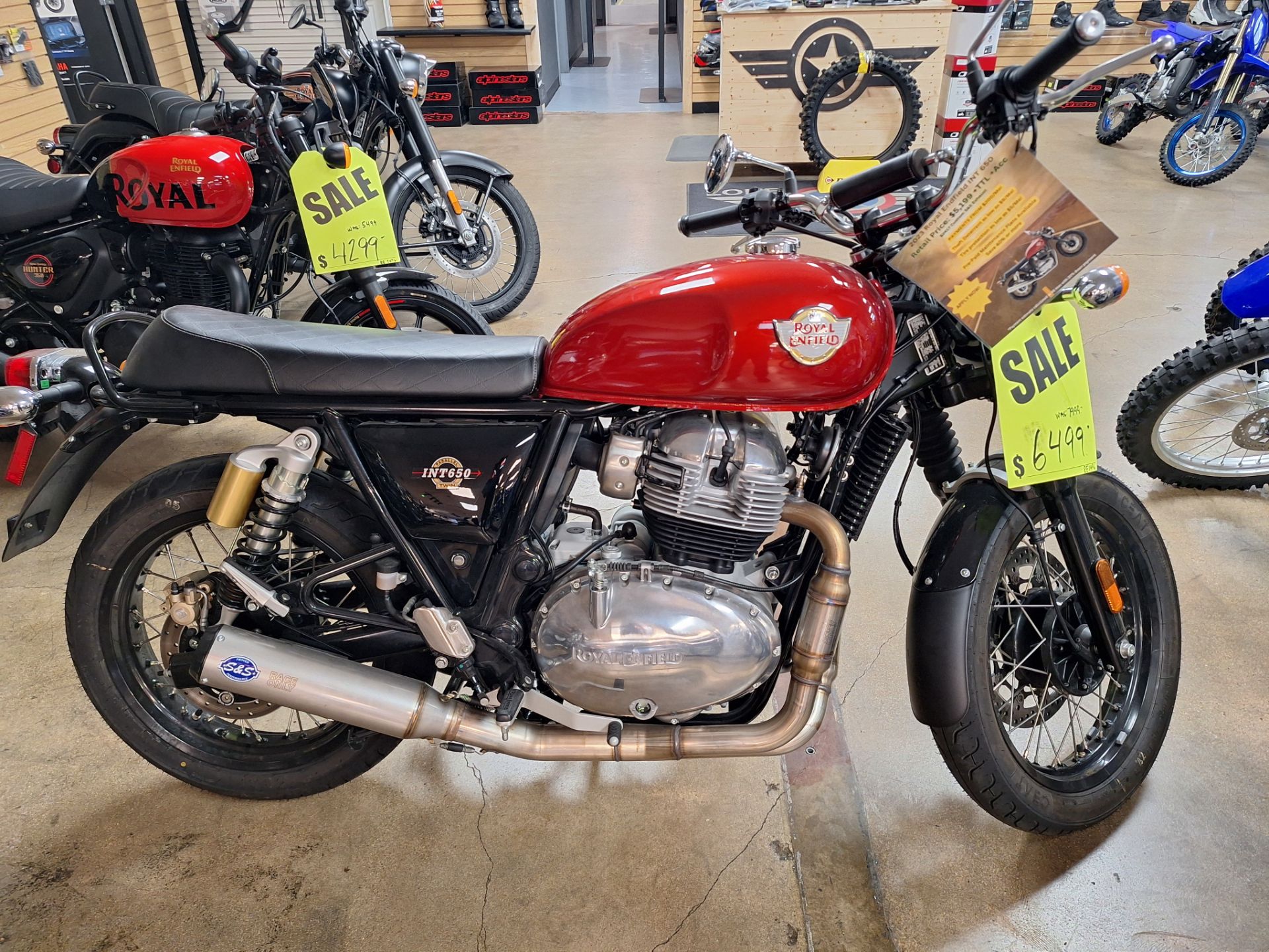New 2023 Royal Enfield INT650, Burleson TX Specs, Price, Photos