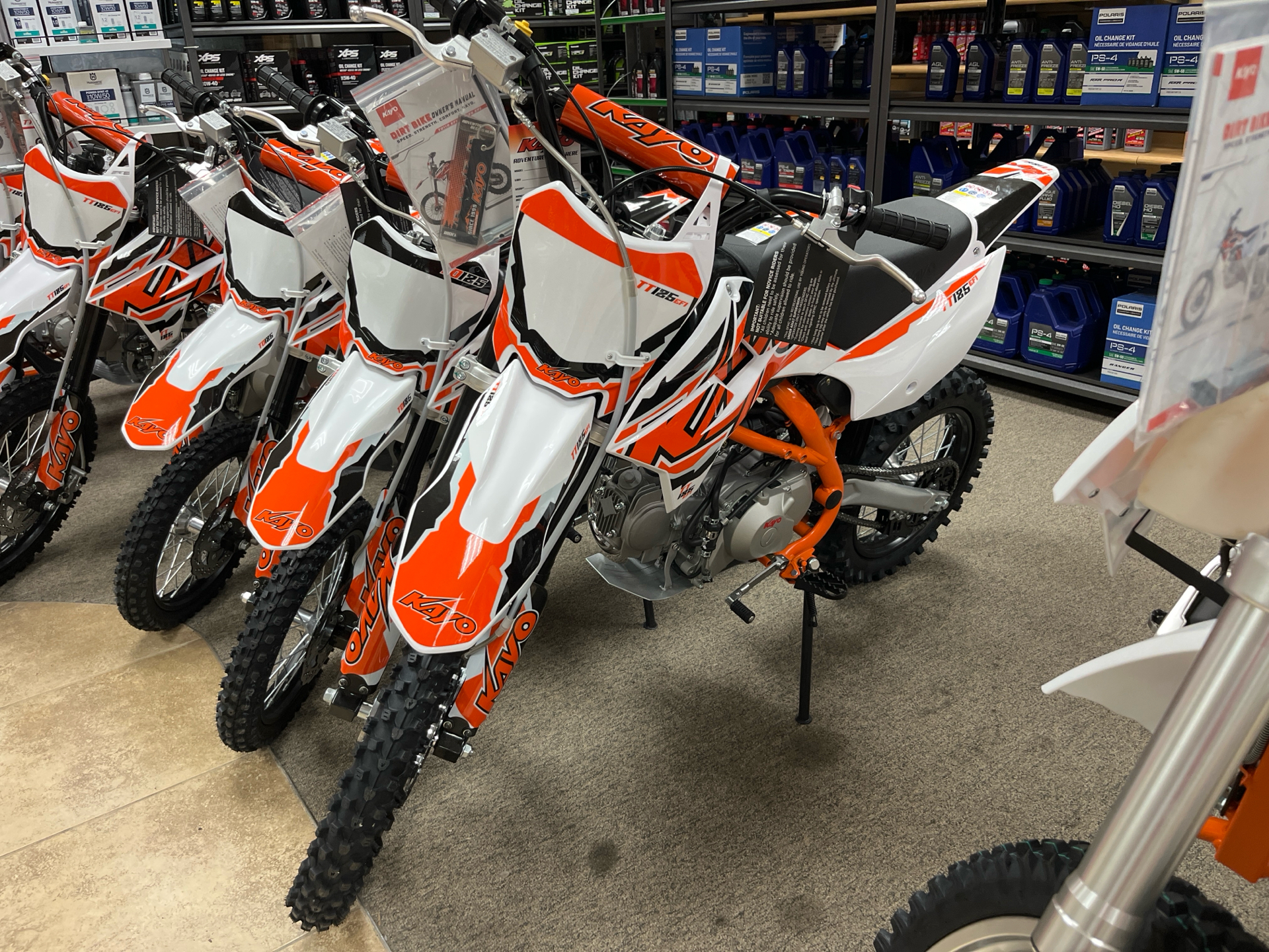 New 2025 Kayo TT 125 EFI White | Motorcycles in Berkeley Springs