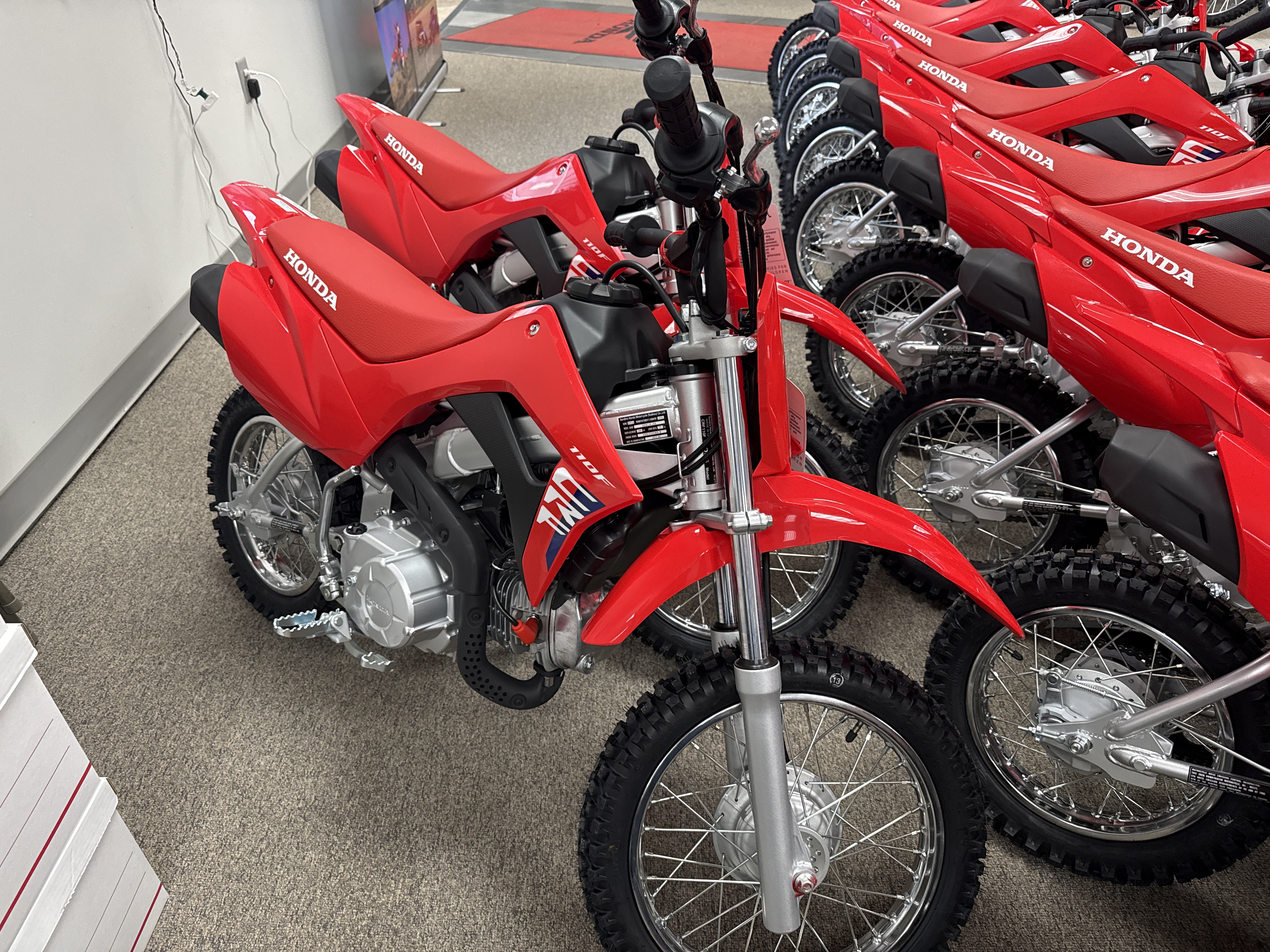 New 2026 Honda CRF110F Red | Motorcycles in Berkeley Springs WV