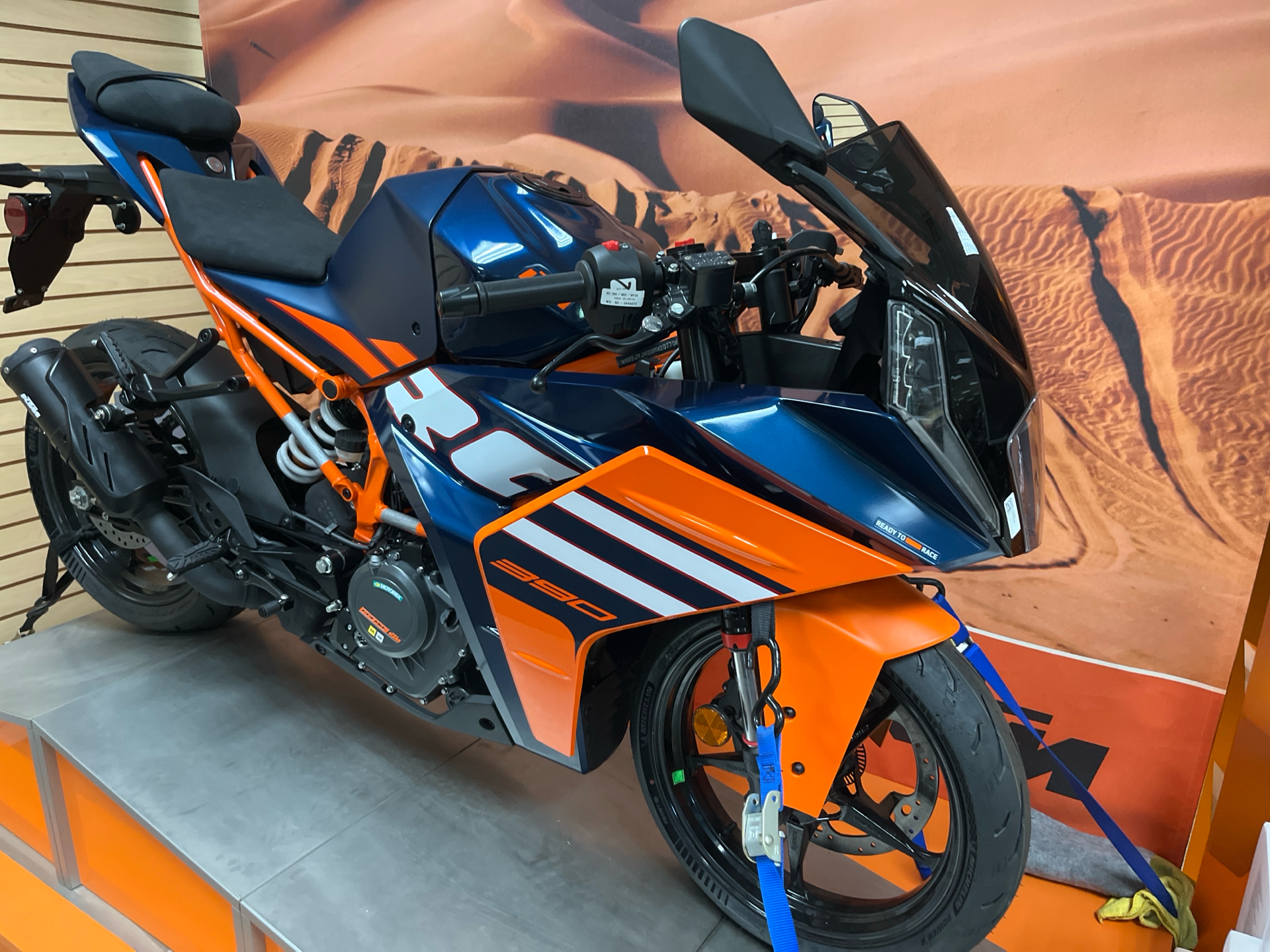 New 2024 KTM RC 390 Blue | Motorcycles in Berkeley Springs WV