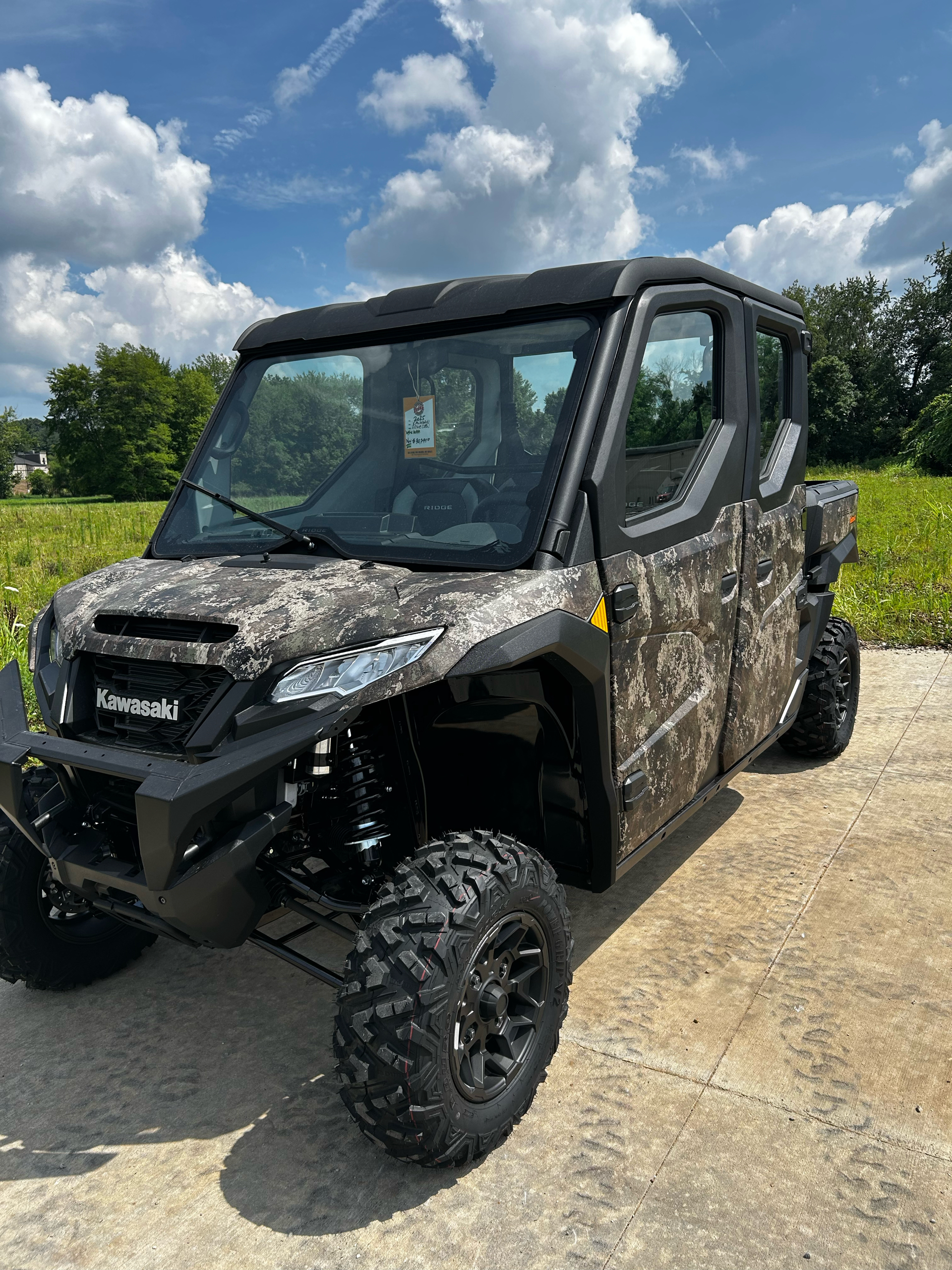 2025 Kawasaki RIDGE CREW HVAC CAMO in Marietta, Ohio - Photo 2