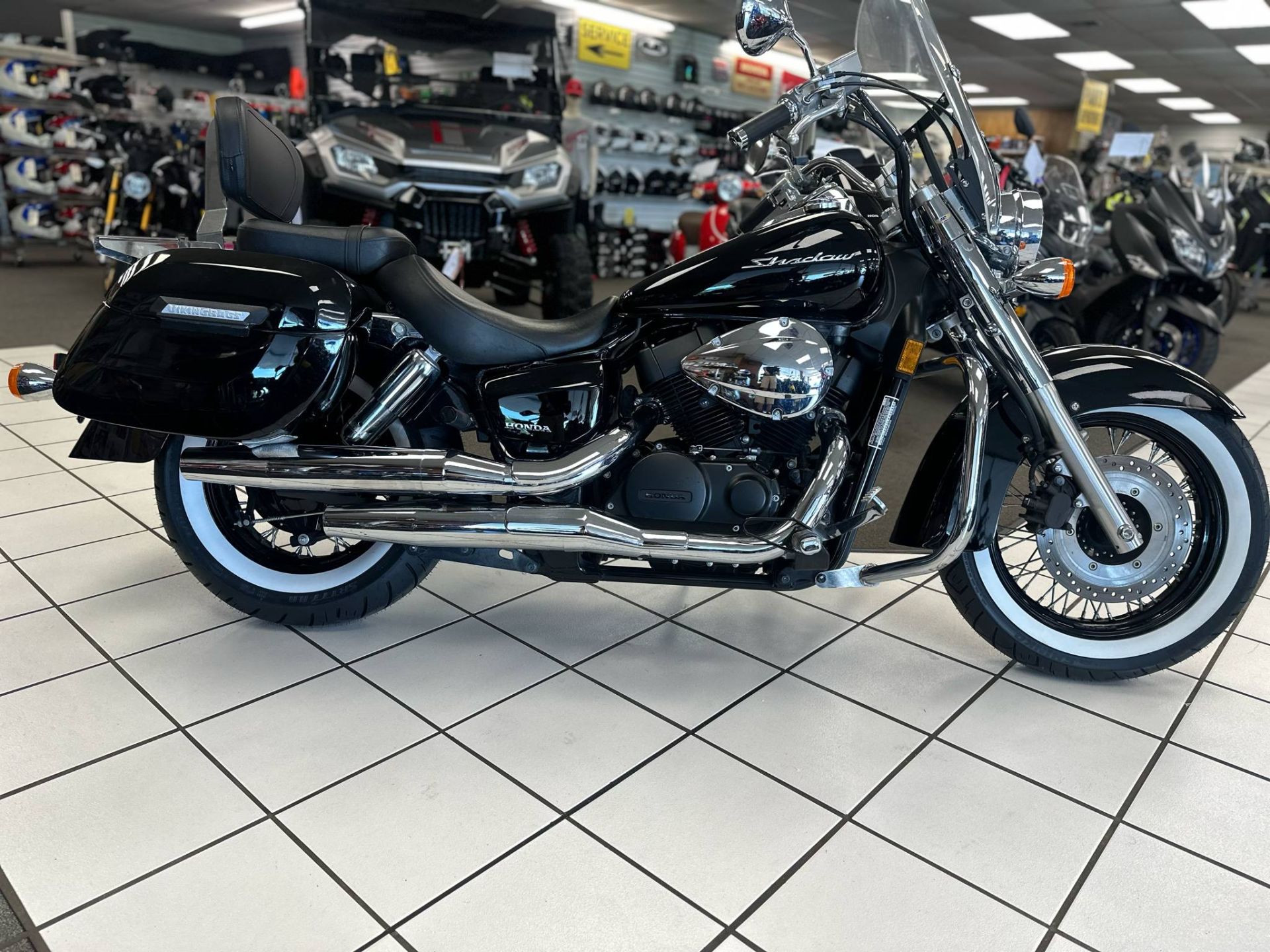 Used 2020 Honda Shadow Aero 750 Black PRA600488 Motorcycles in