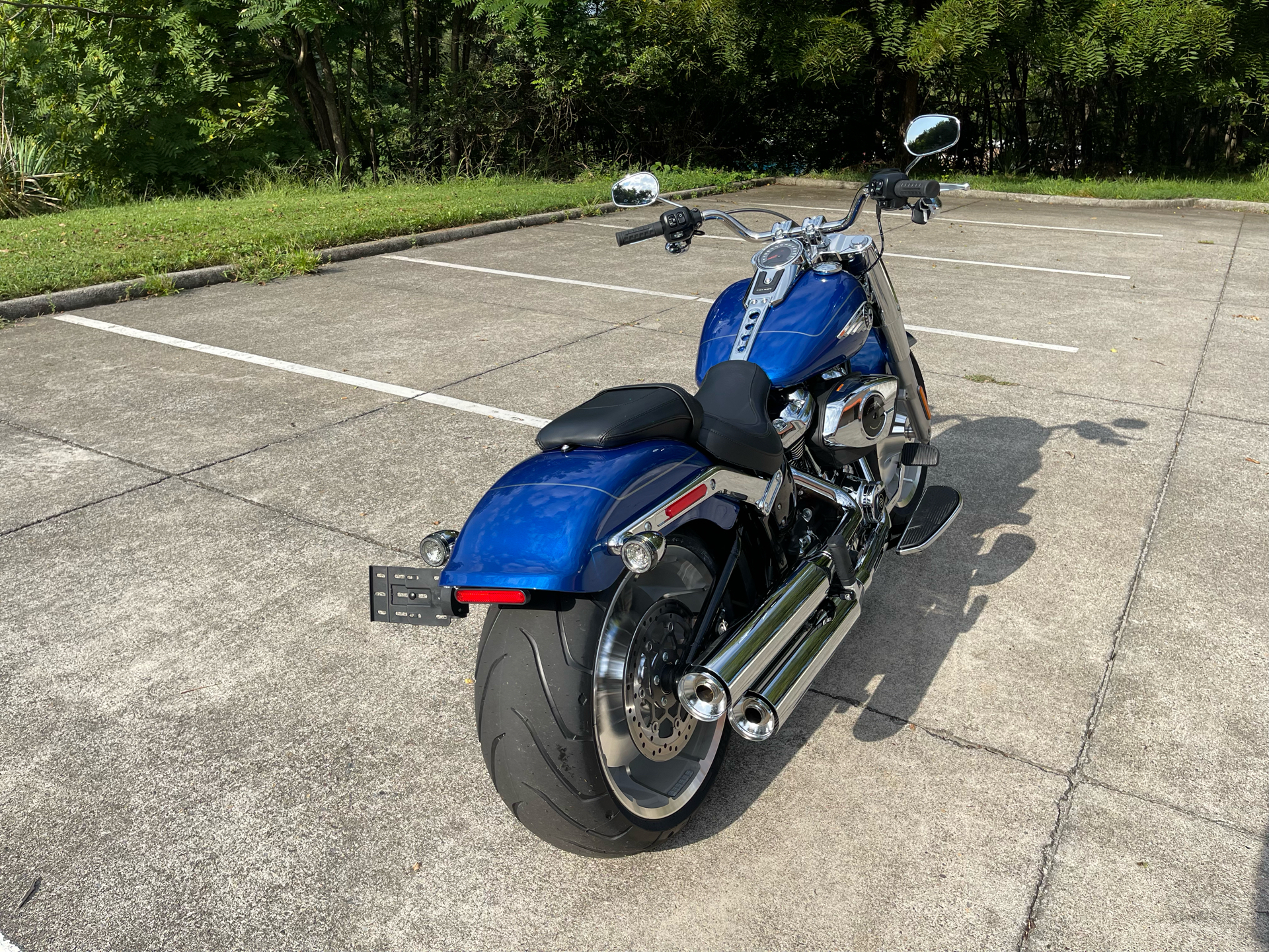 New 2025 Harley-Davidson Fat Boy Blue Burst | Motorcycles in 