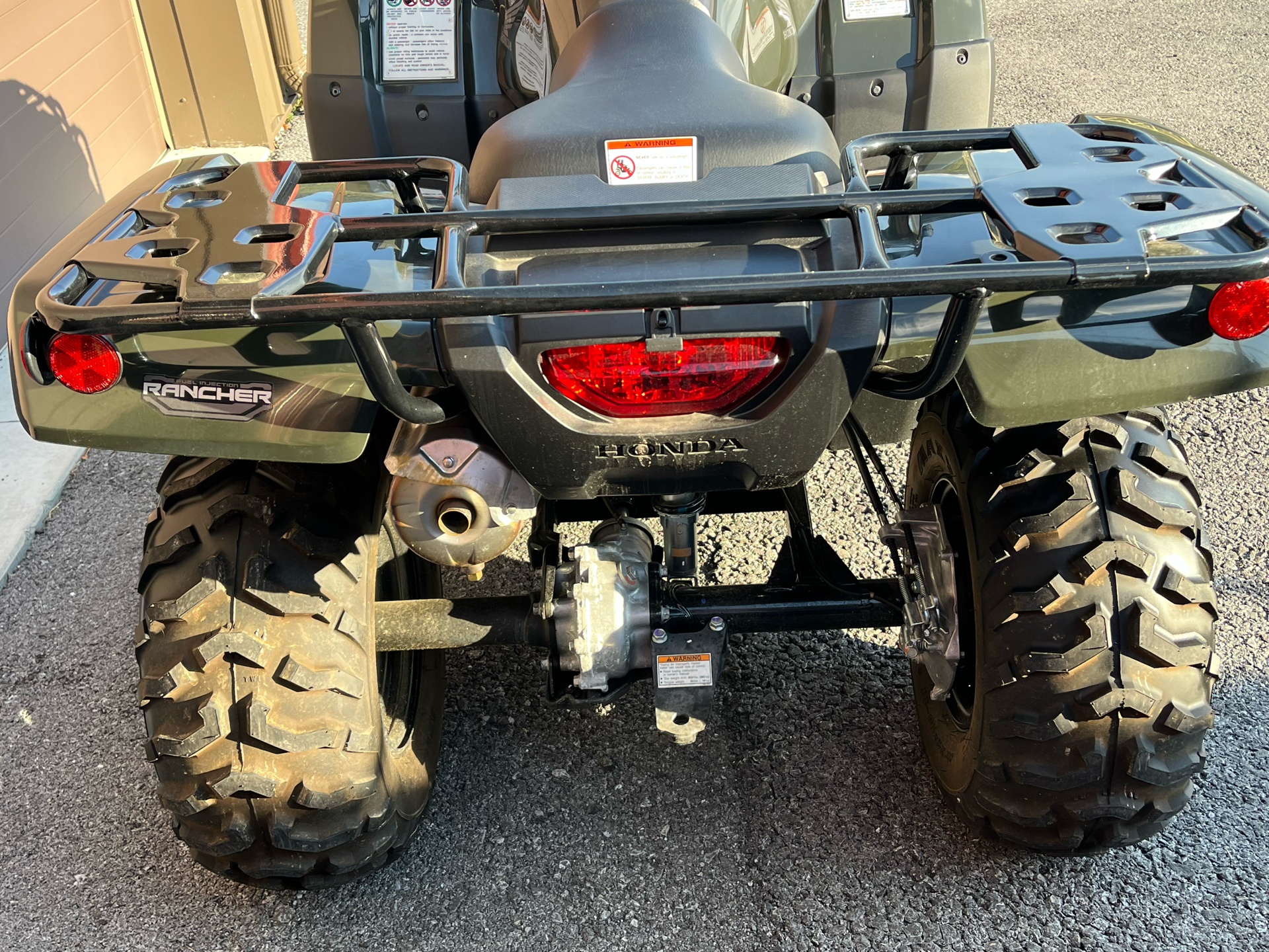 New 2025 Honda FourTrax Rancher | ATVs in Tyrone PA | 0696 Black