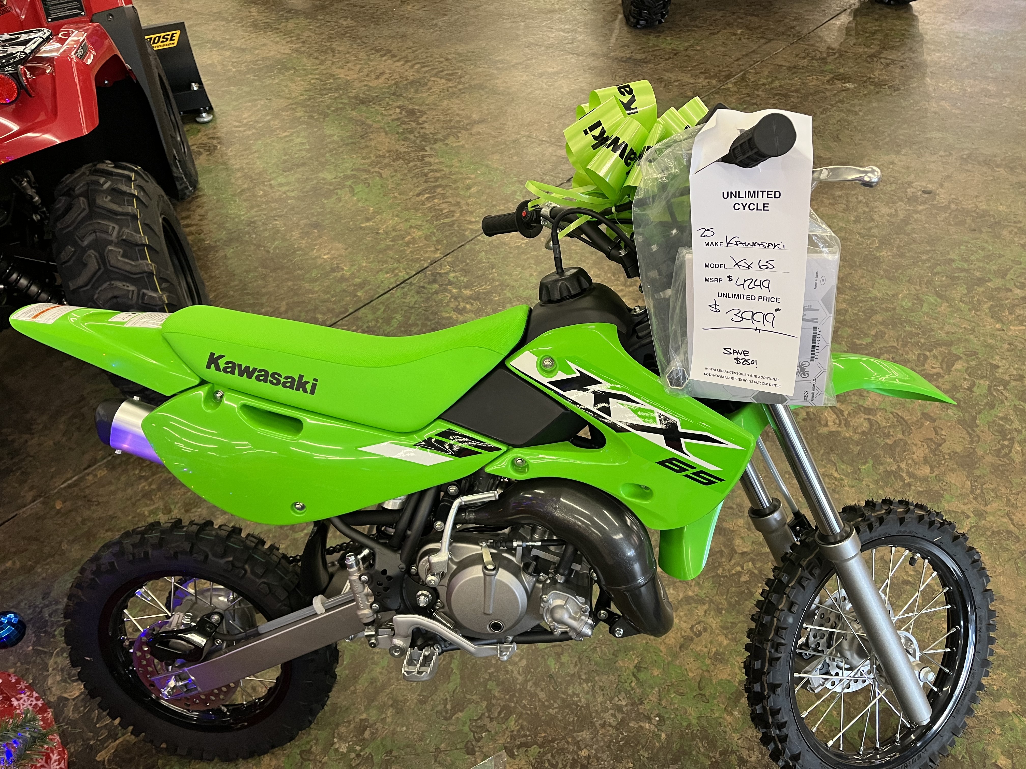 New 2025 Kawasaki KX™65 | Motorcycles in Tyrone PA | 1448 Lime Green