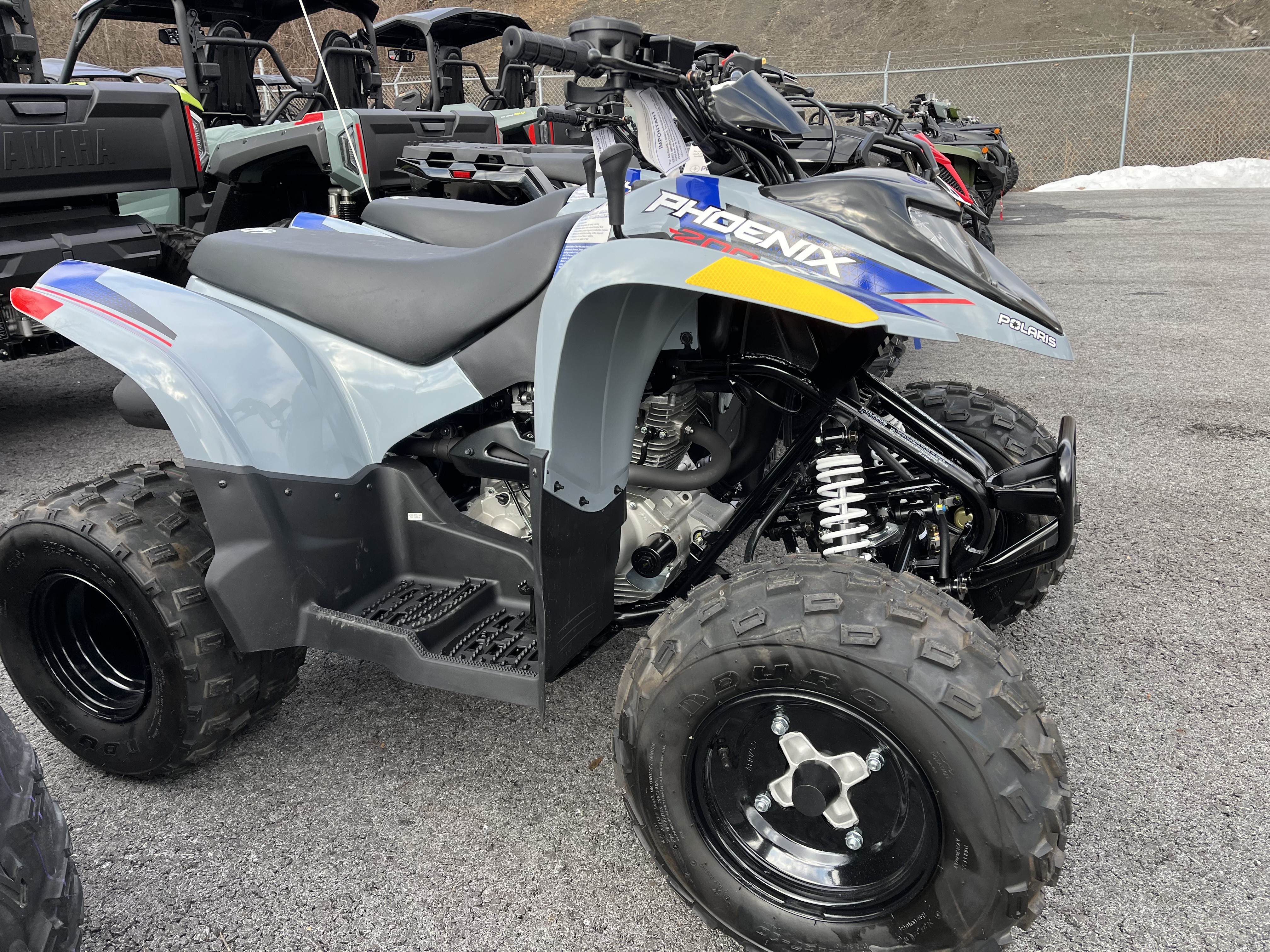 New 2026 Polaris Phoenix 200 | ATVs in Tyrone PA | 1980 Storm Gray