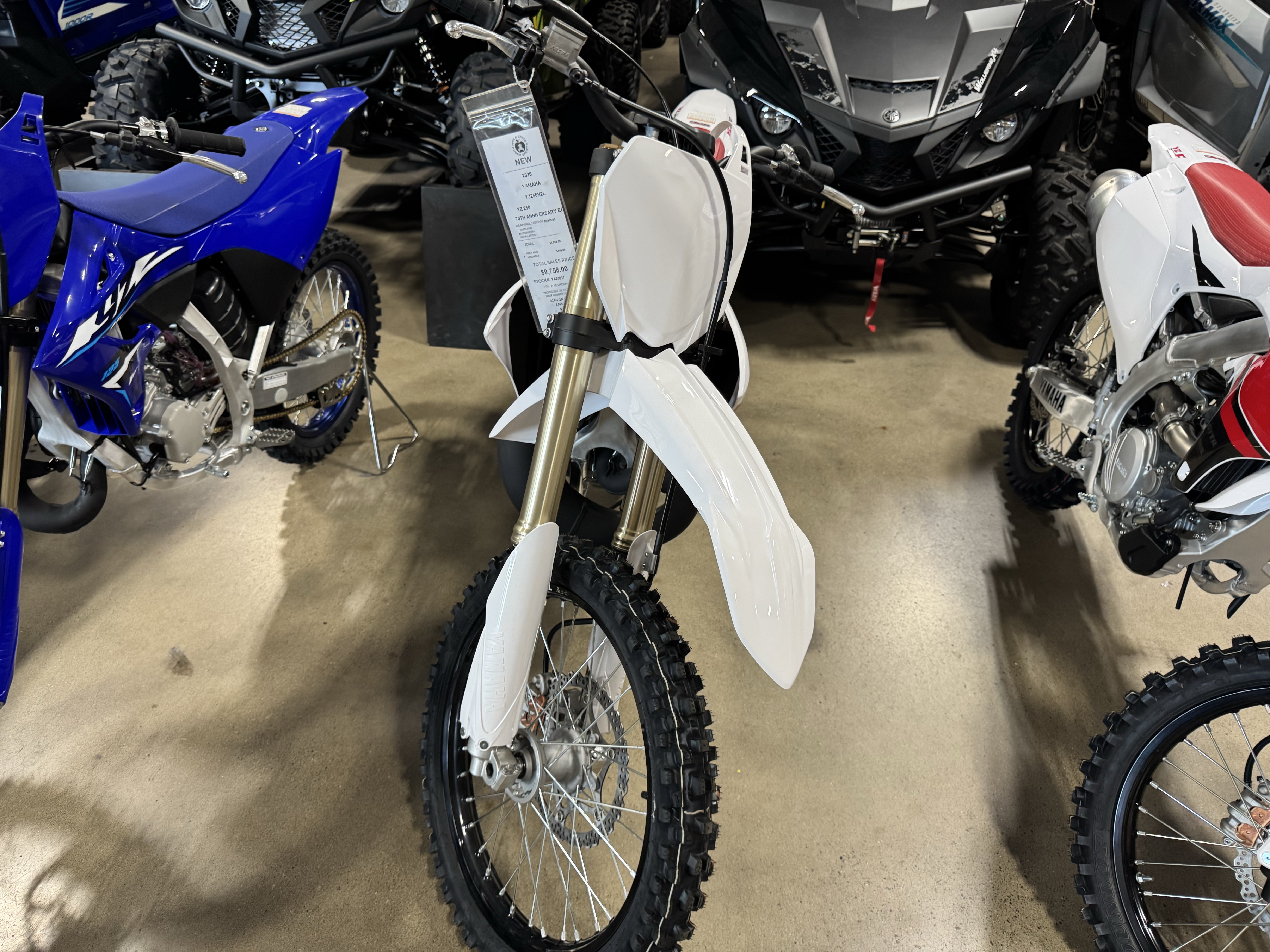 2026 YZ250 70th Anniversary Edition