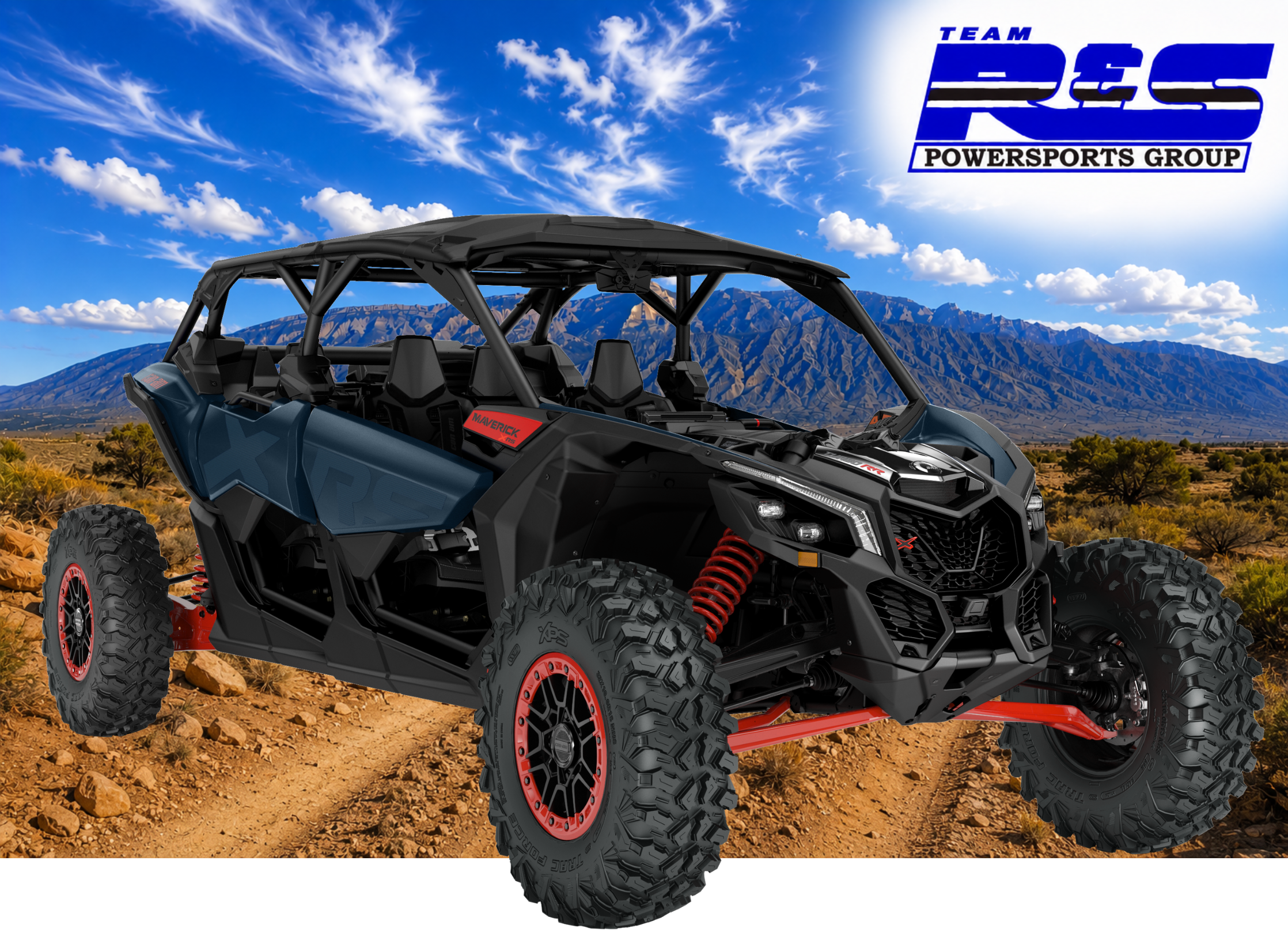 2026 Can-Am™ Maverick X3 MAX X RS TURBO RR Smart-Shox with 10.2 1