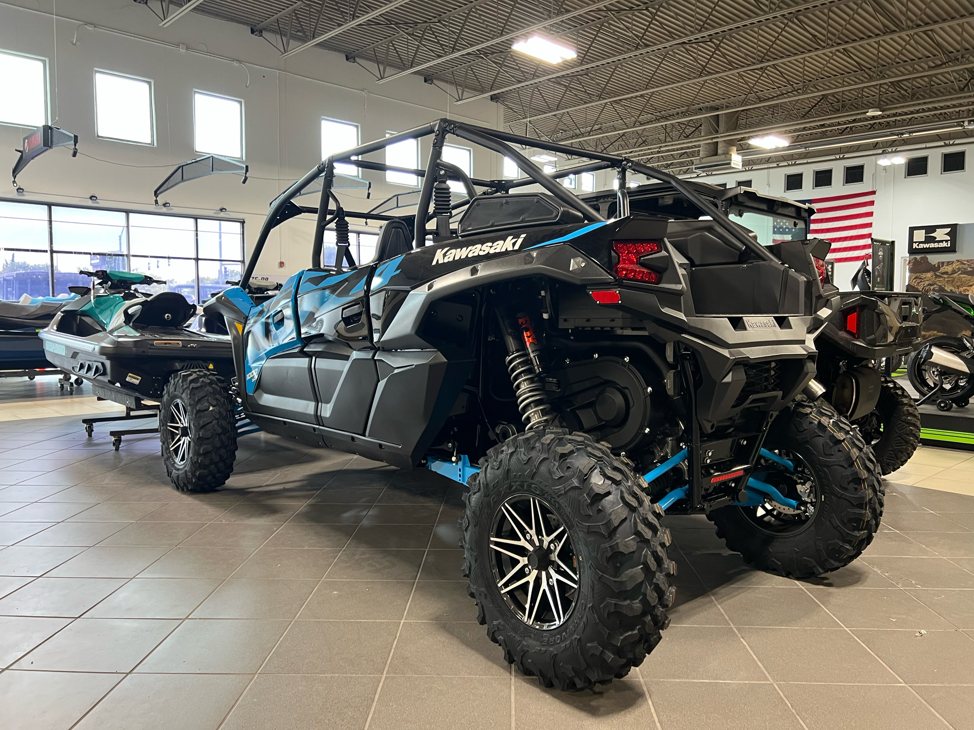 2026 Kawasaki Teryx KRX4 1000 eS in Sky Blue / Super Black | For