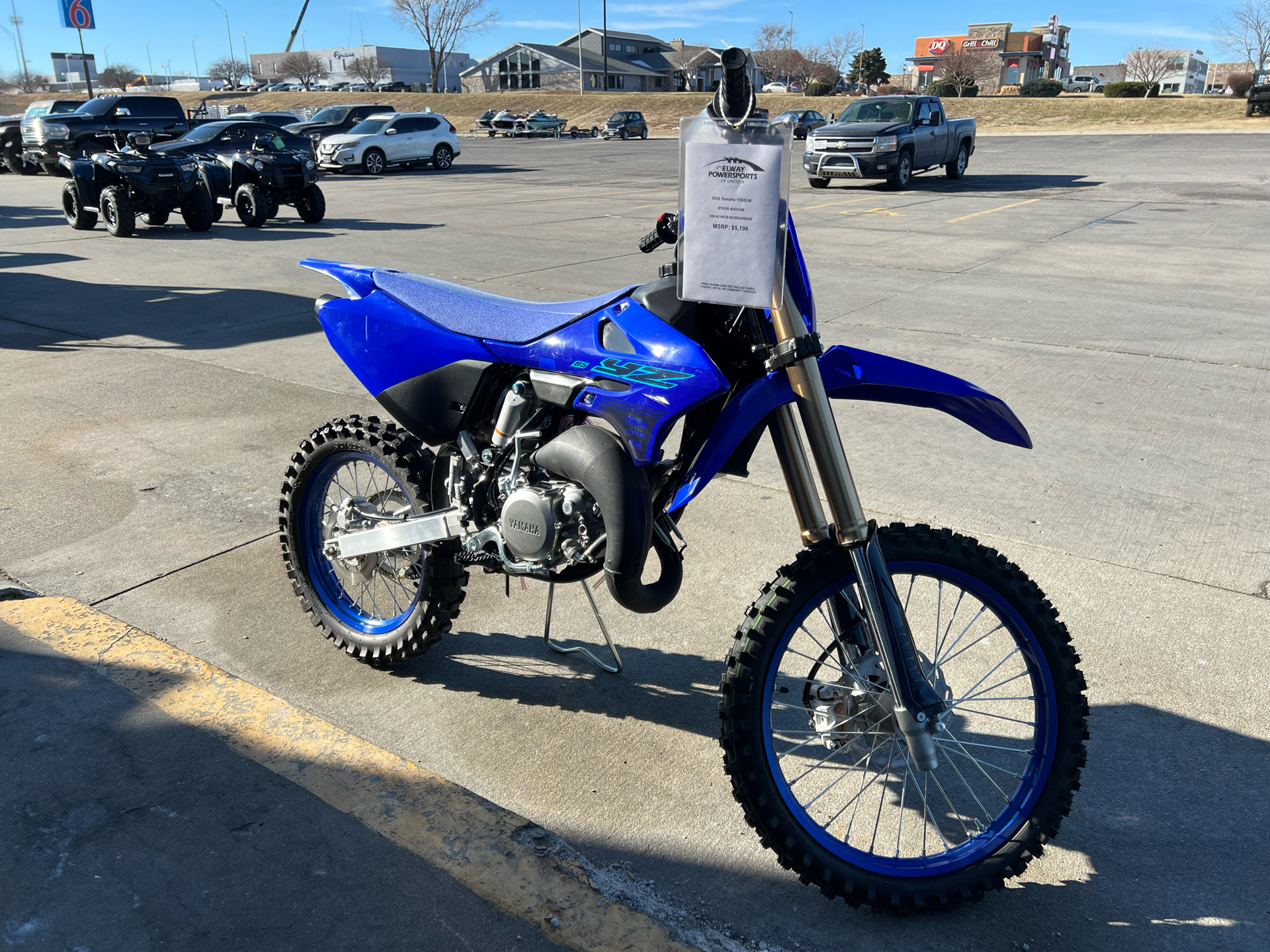 2024 ヤマハYZ85LW ラージホイール　前後リム　新車外し 2024 ヤマハYZ85LW ラージホイール前後リム新車外し