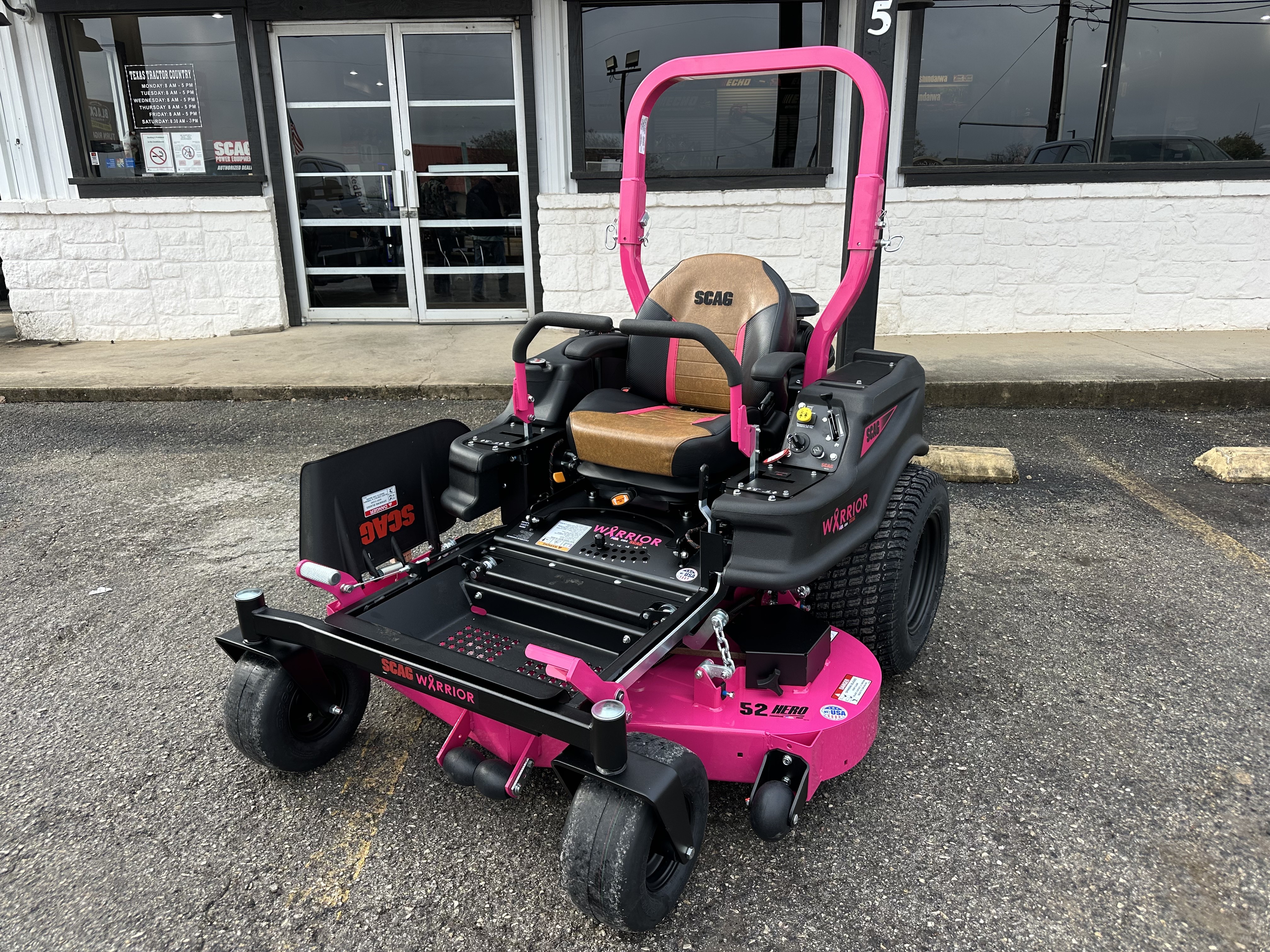 New 2026 SCAG Power Equipment Patriot 52 in. Kawasaki FX PINK