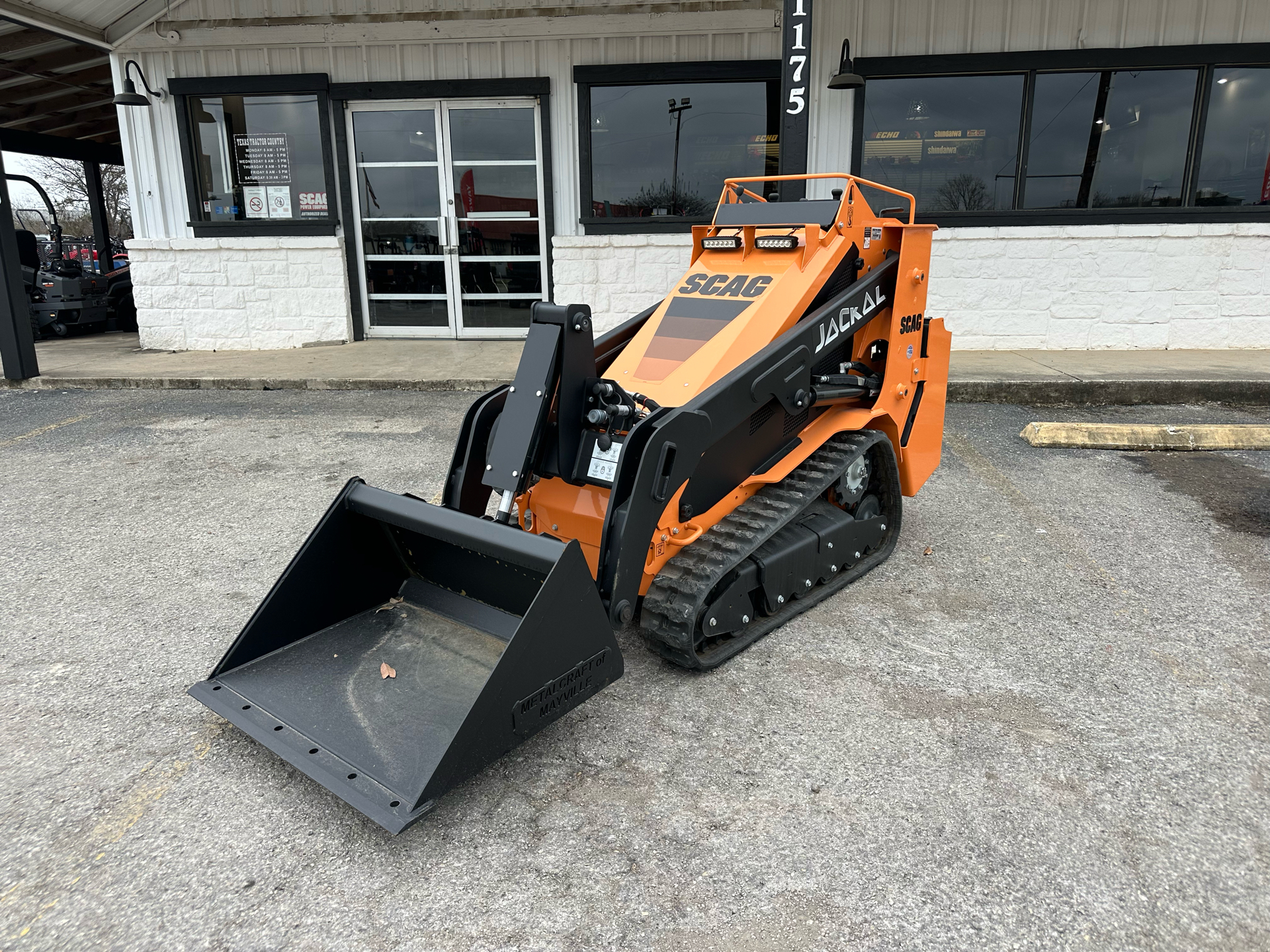 Jackal E☓J New 2025 SCAG Power Equipment Jackal Stand-On Mini Skid
