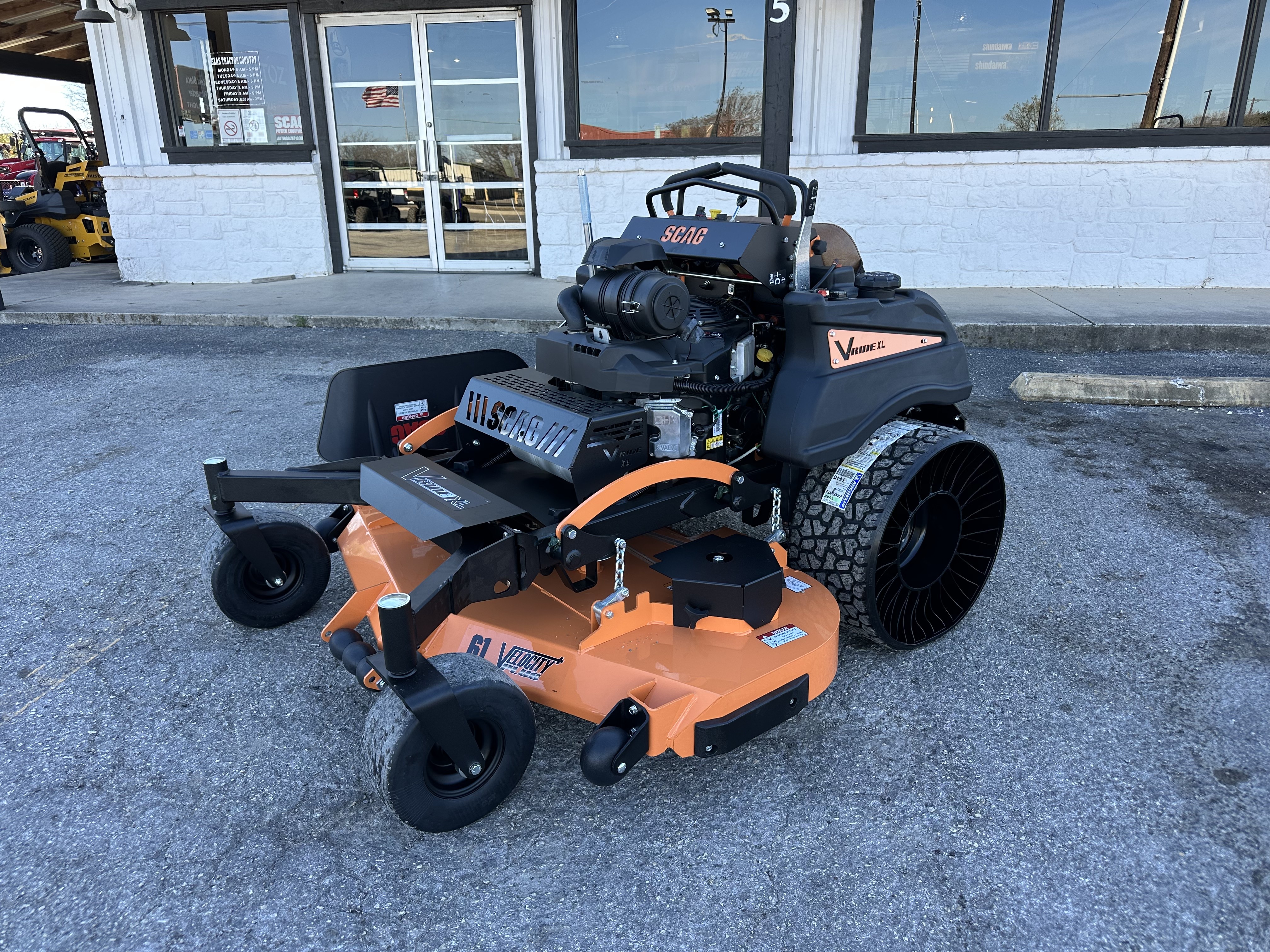 New 2026 SCAG Power Equipment V-Ride XL Blackout Edition 61 in
