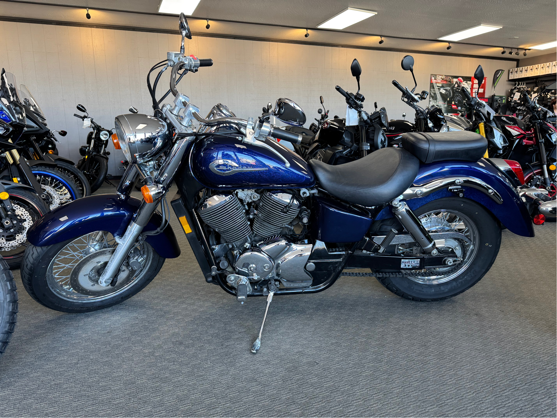Used 2002 Honda Shadow Spirit 750 Black / White U10155 | Motorcycles in San  Jose CA, image size:1921x1441