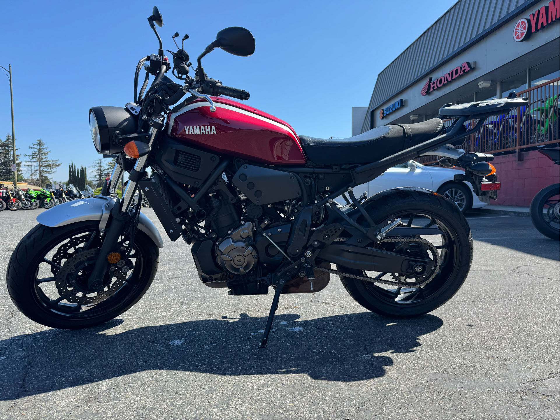 Motorcycle Rasberry Used 2018 Yamaha XSR700 Raspberry Metallic C00287 | Motorcycles in San ...