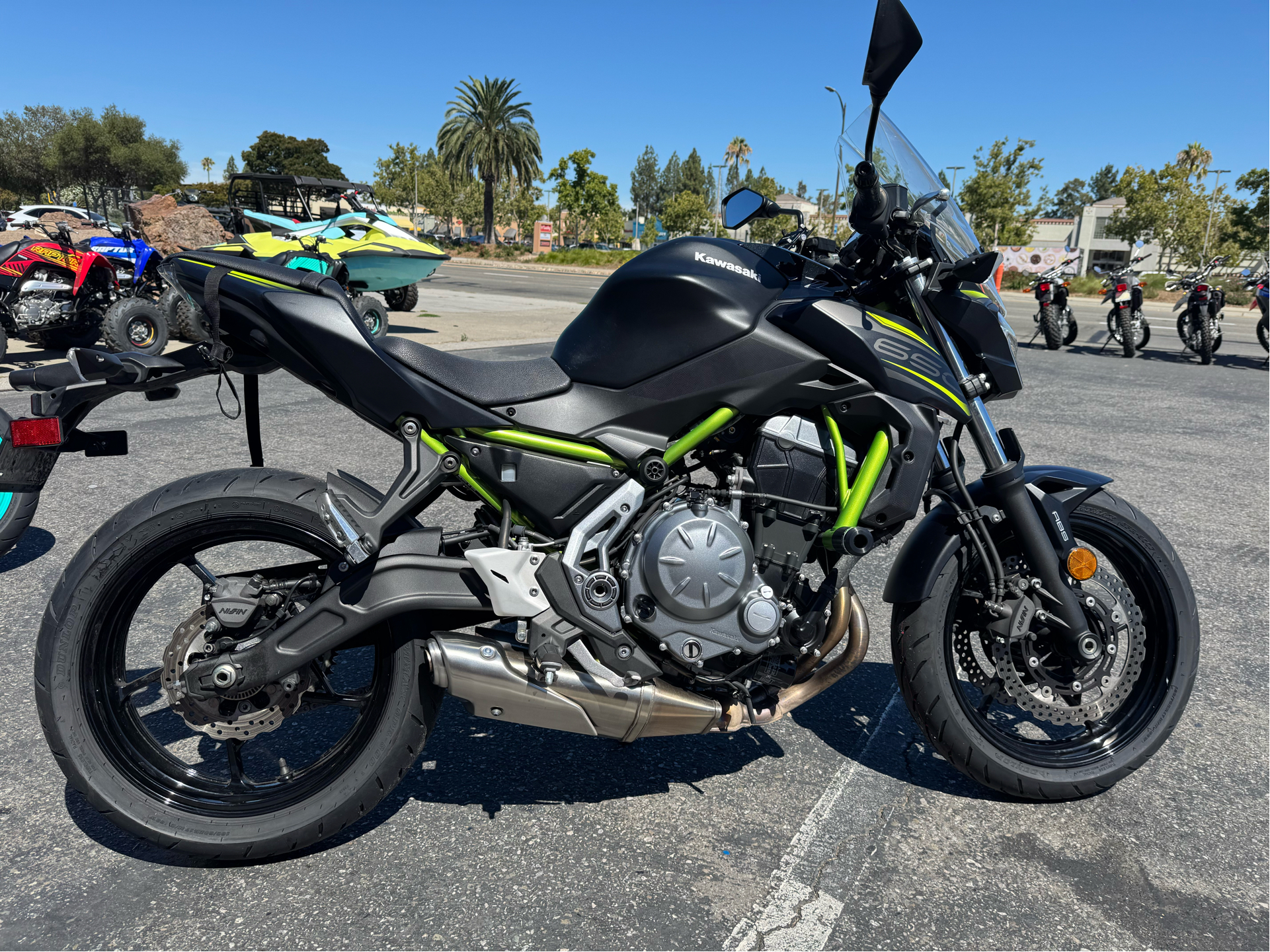 Used 2019 Kawasaki Z650 ABS Metallic Flat Spark Black Metallic