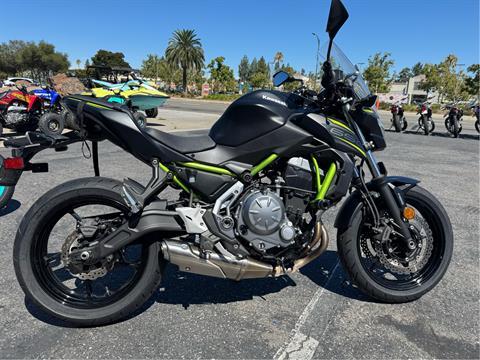 Used 2019 Kawasaki Z650 ABS Metallic Flat Spark Black Metallic