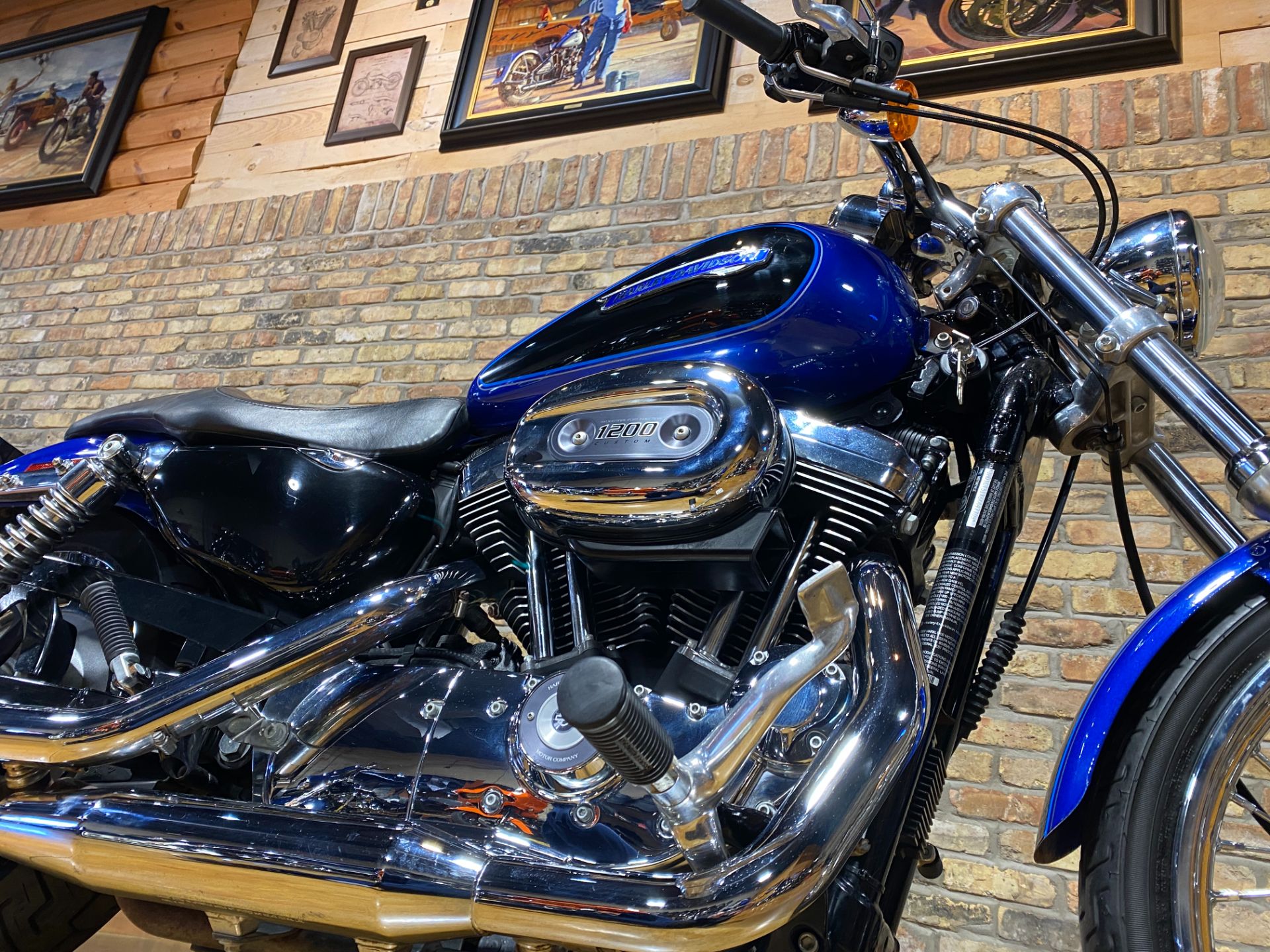 Harley-Davidson Sportster バイクタンク 青色 Harley-Davidson Sportster タンク 青