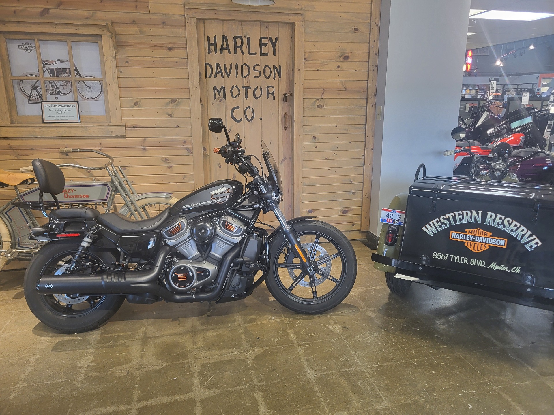 thumbnail image 2 of All Black Motorcycle Cover For Harley-Davidson Nightster – Size L/2, Brand New 2 of 5