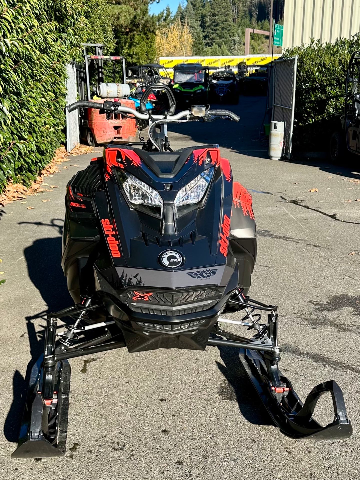Used 2021 Ski-Doo Summit X 165 850 E-TEC Turbo SHOT PowderMax