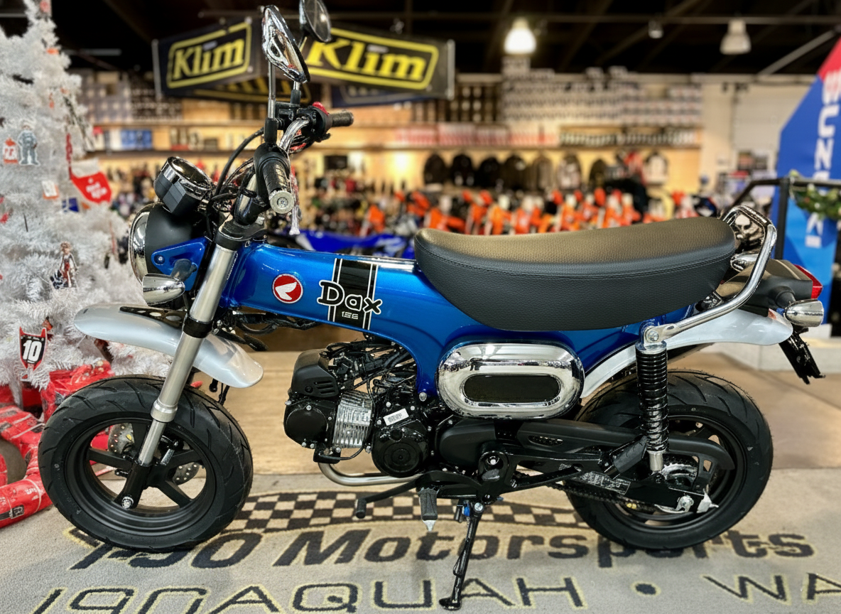 New 2025 Honda Dax 125 Pearl Glittering Blue | Motorcycles in