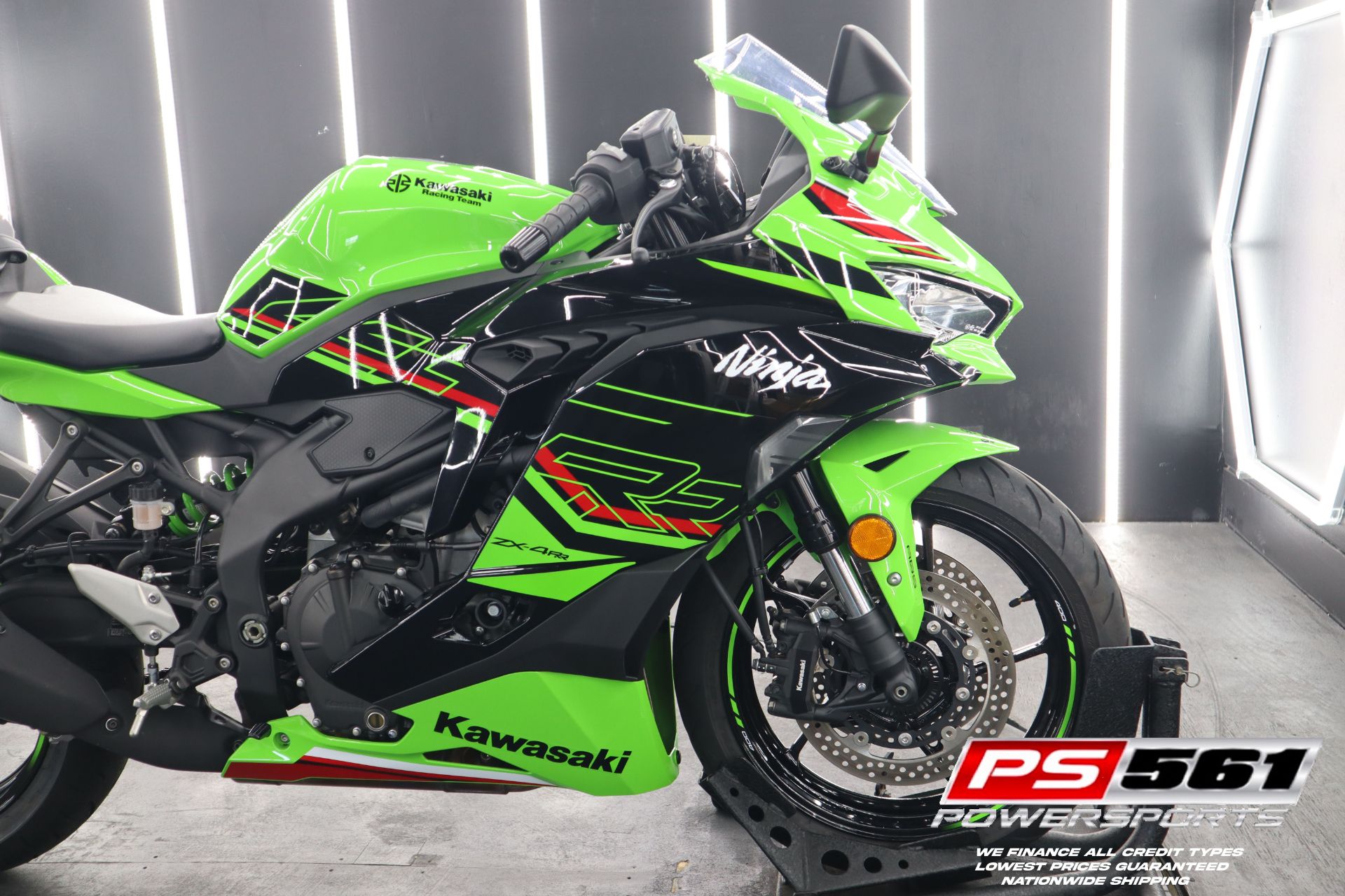 Used 2023 Kawasaki Ninja ZX-4RR KRT Edition Lime Green