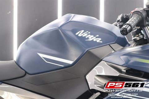 Used 2022 Kawasaki Ninja 400 Metallic Matte Twilight Blue