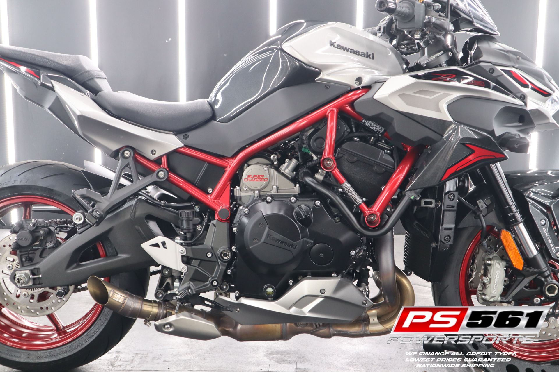 T*i様 HELMZ H2X 550mm GRAY Used 2023 Kawasaki Z H2 Metallic Phantom Silver / Metallic