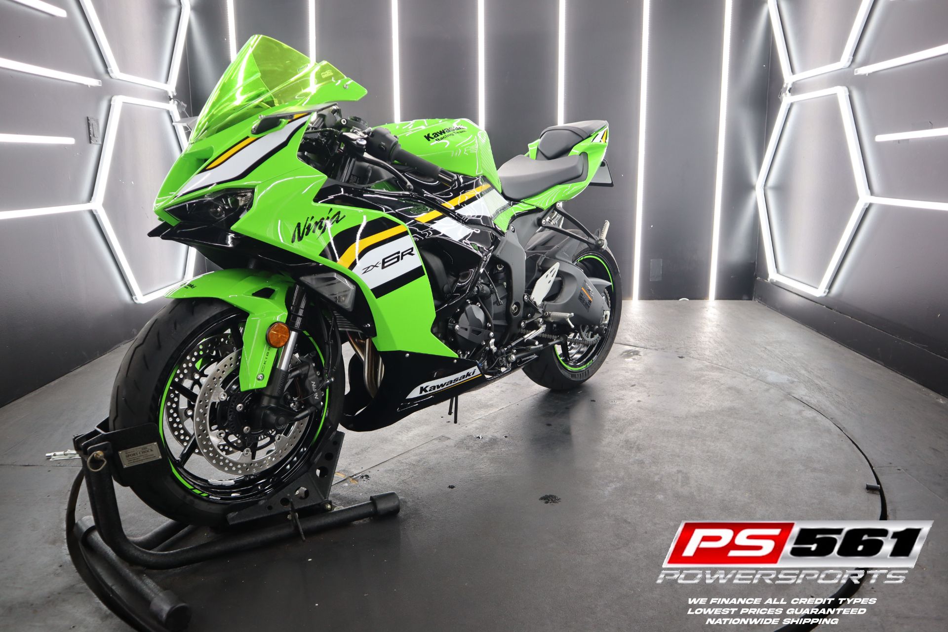 Used 2025 Kawasaki Ninja ZX-6R KRT Edition ABS Lime Green