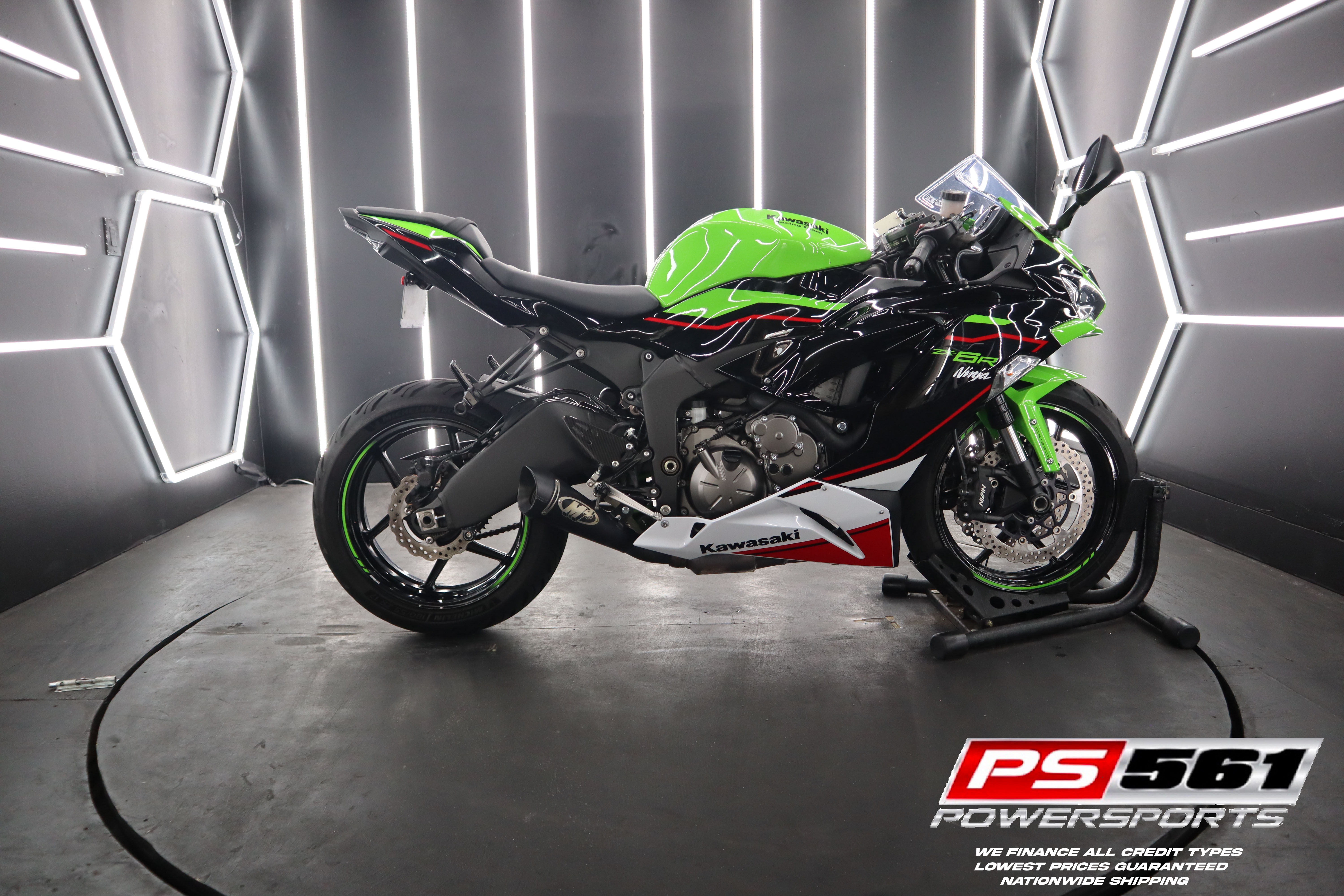 Used 2021 Kawasaki Ninja ZX-6R ABS KRT Edition Lime Green / Ebony