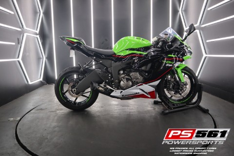 Used 2021 Kawasaki Ninja ZX-6R ABS KRT Edition Lime Green / Ebony